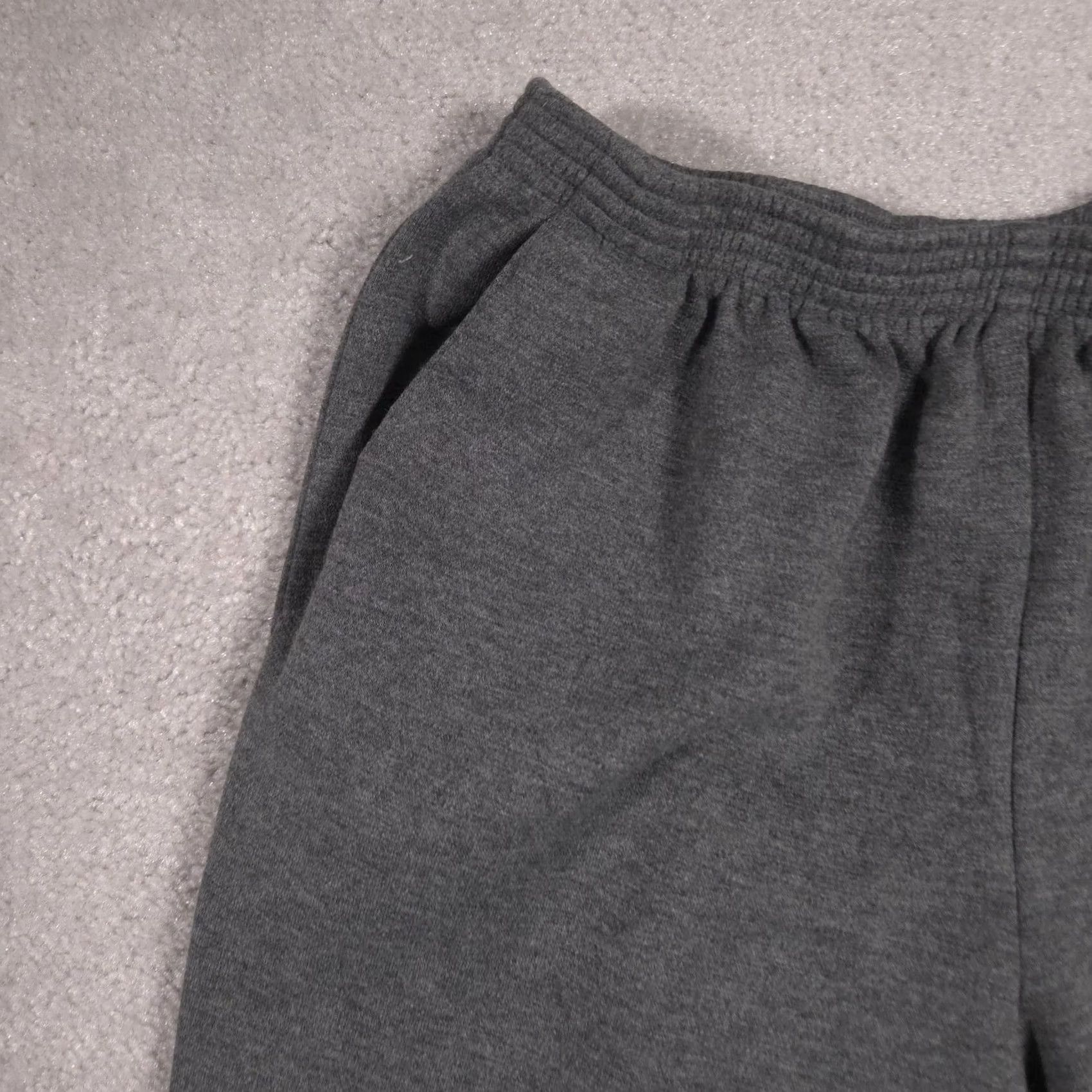 Vintage Alfred Dunner Sweatpants Womens 12 Gray Knit Elastic Waist Pockets Straight Leg Regular Inseam 25.5 in Mens Womens Girls? Size 34" / US 12 / IT 48 - 4 Thumbnail