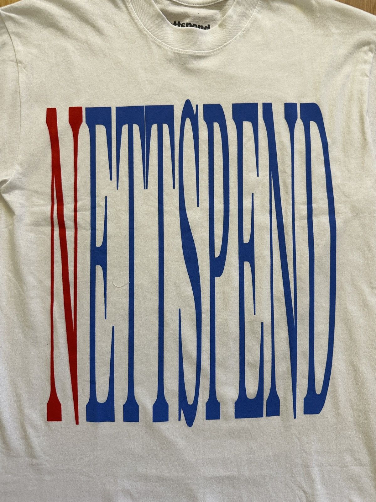 Other Nettspend Invert Tour “Vlone” Tee White + Red + Blue