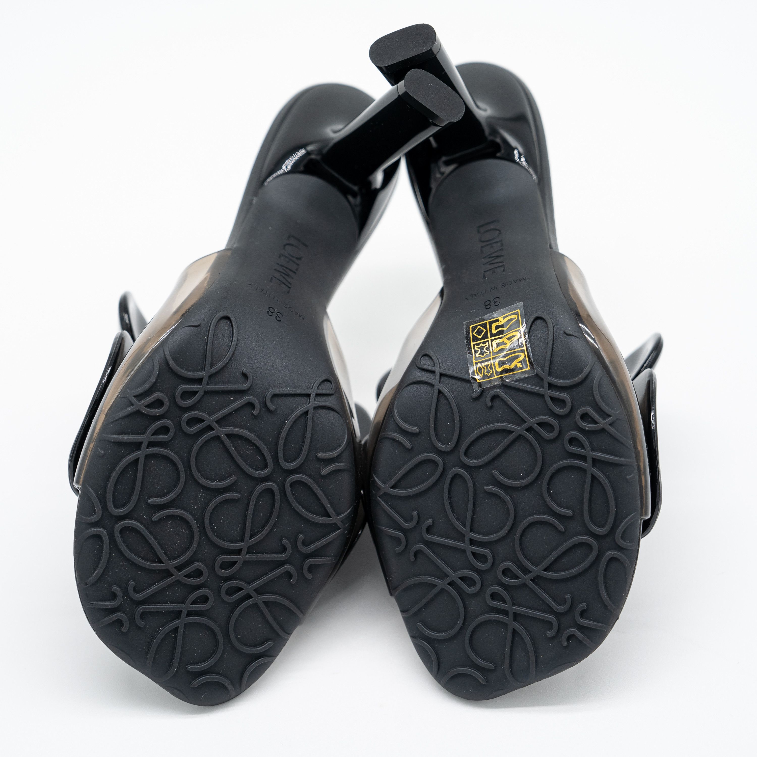 Loewe Loewe Petal Flower Sandals 90mm Black Size US 8 / IT 38 - 6 Thumbnail