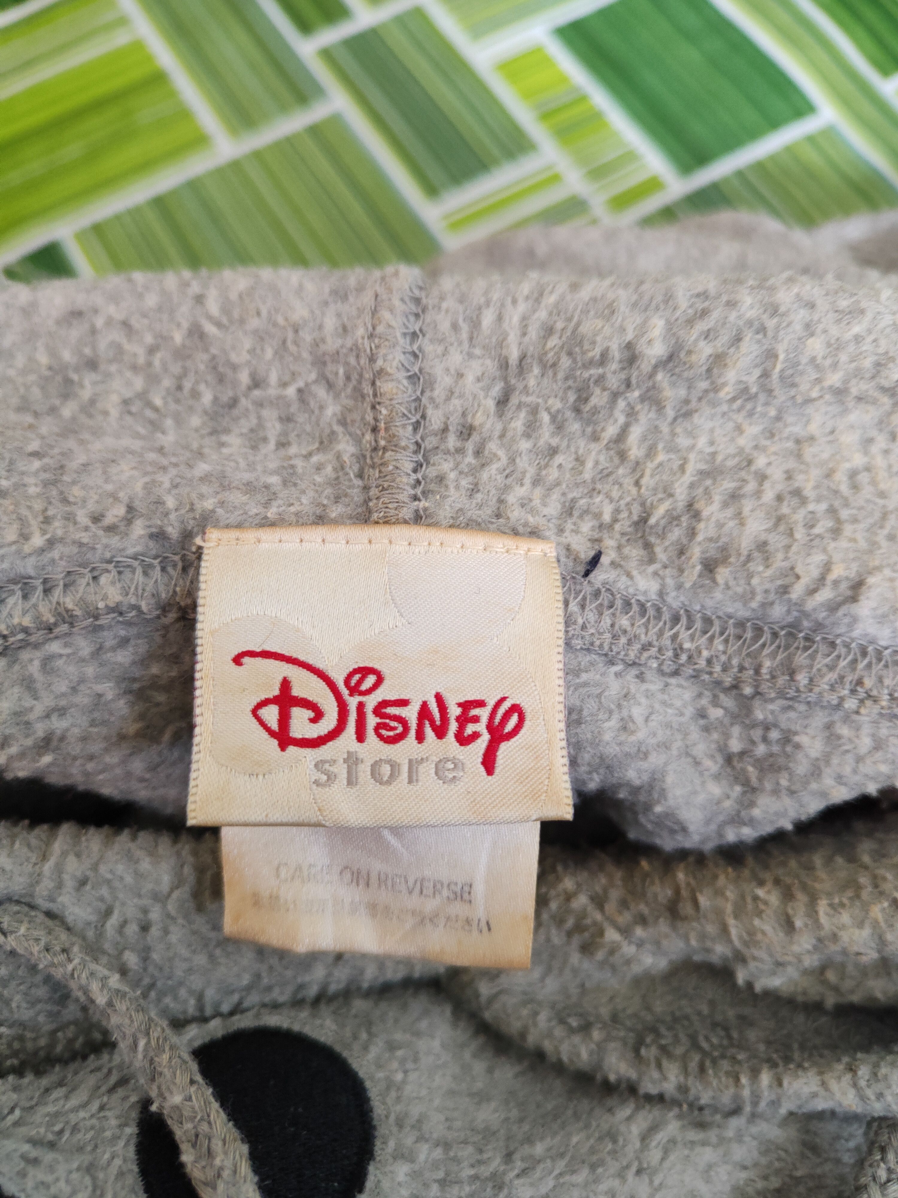 Disney × Mickey Mouse × Vintage Disney Gray Mickey Mouse Fur Mohair Hoodie Sweatshirt #S1504 Size US M / EU 48-50 / 2 - 12 Thumbnail
