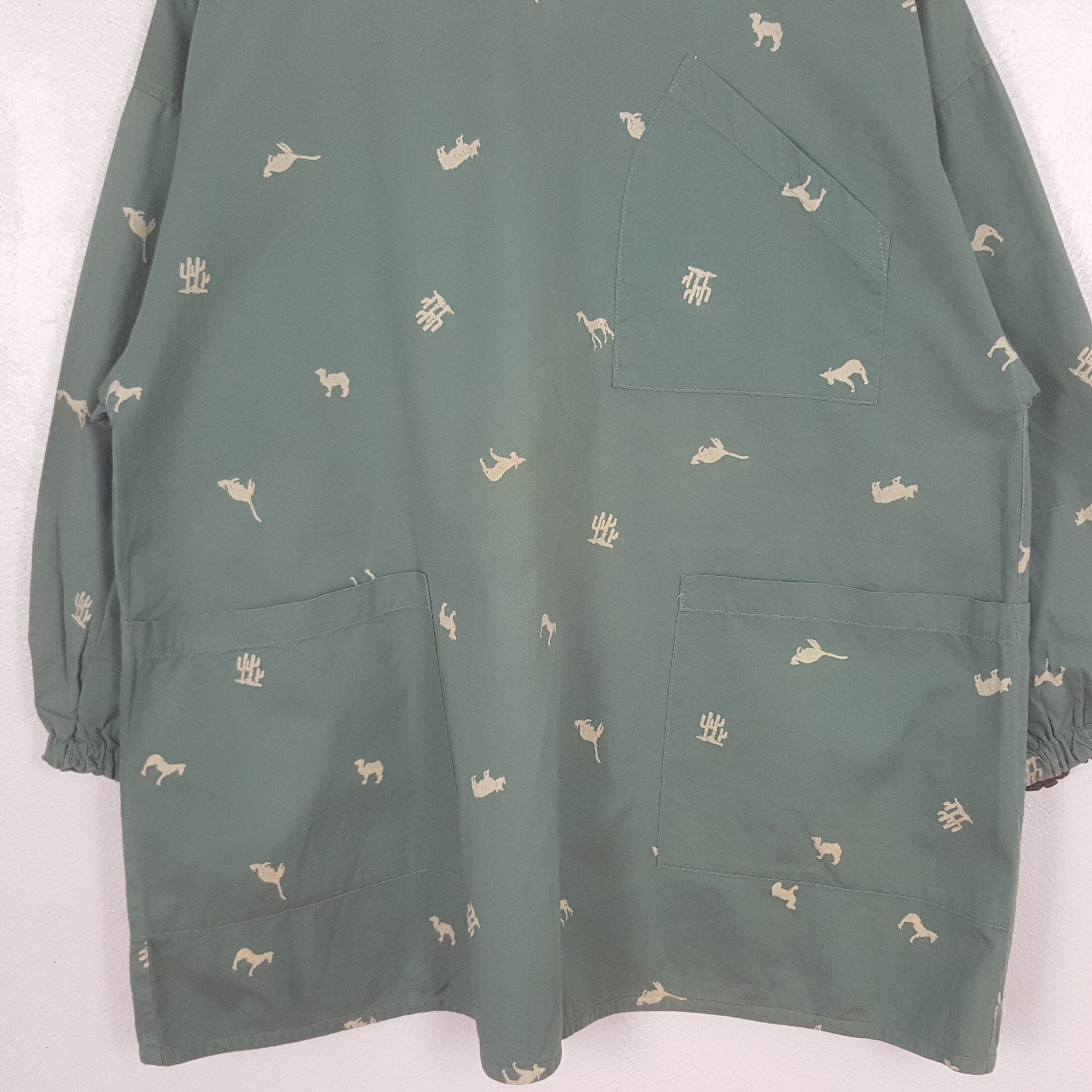 Issey Miyake Vintage Issey Miyake Designer Fullprint Jacket C307N24 Size L / US 10 / IT 46 - 4 Thumbnail