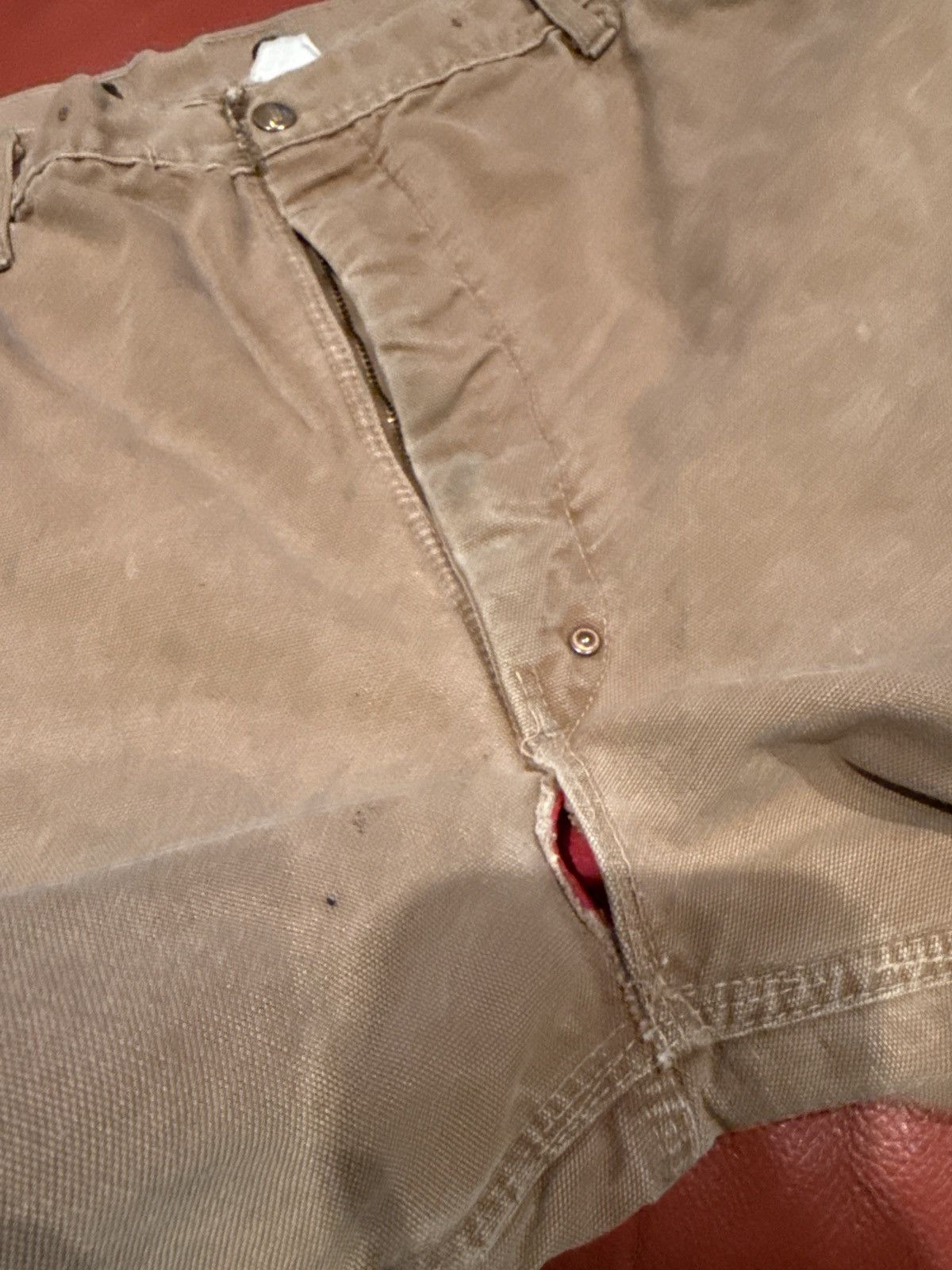 Carhartt Vintage 70s Carhartt Quilt Lined Snap Button Work Pants Size US 36 / EU 52 - 12 Thumbnail