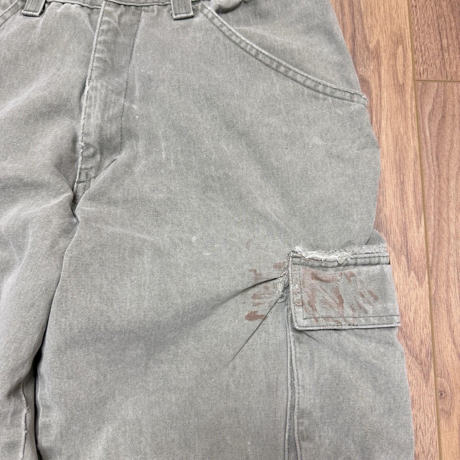 Billabong Vintage 90s Billabong Baggy Cargo Pants Mens 32 (30x30.5) Gr Size US 32 / EU 48 - 5 Thumbnail