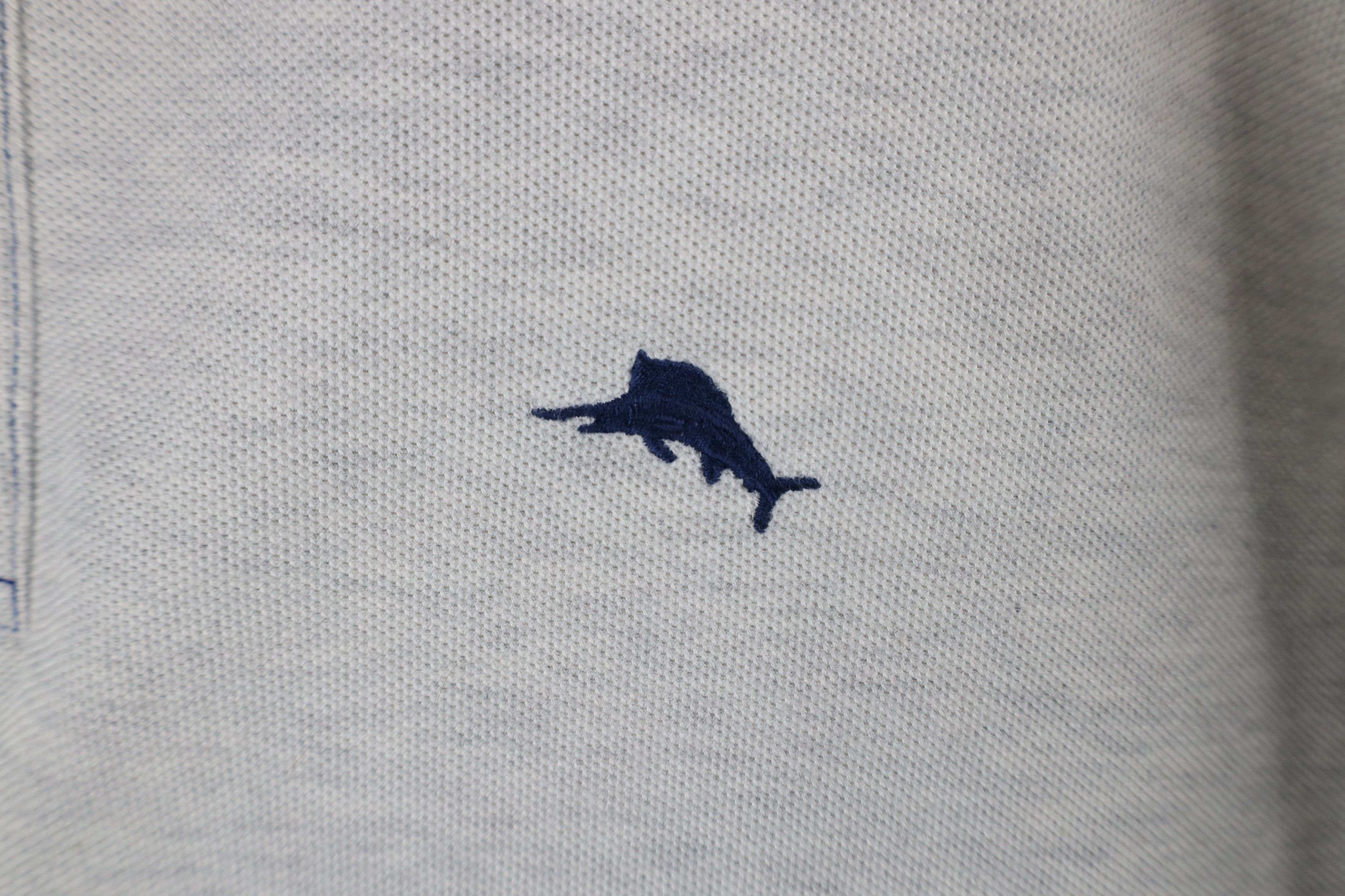 Tommy Bahama × Vintage Tommy Bahama Supima Cotton Knit Marlin Logo Golf Polo Shirt Size US XL / EU 56 / 4 - 4 Thumbnail
