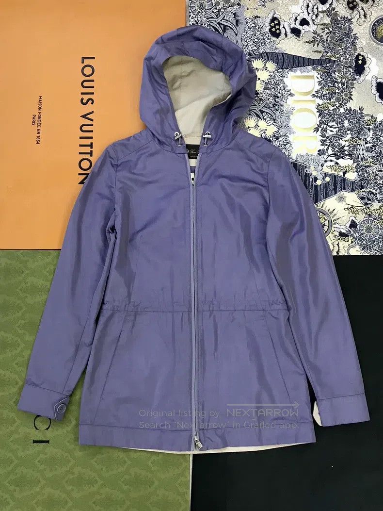 Loro Piana LORO PIANA Eggplant Purple Windproof Jacket Size XXS / US 00 / IT 34 - 1 Thumbnail