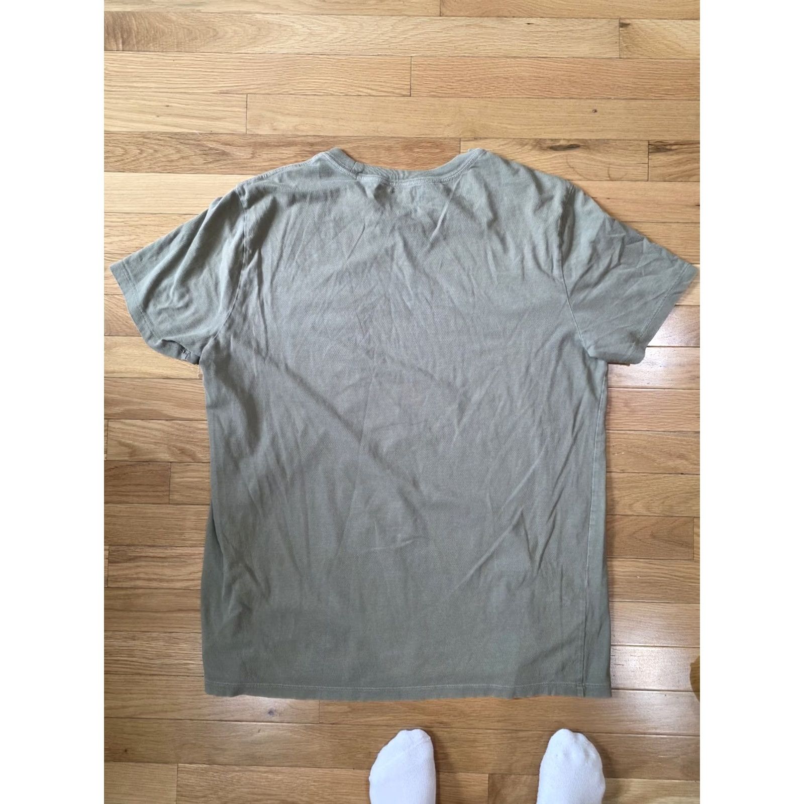 Gap Gap Pocket T-Shirt Green Mens Large Crew Neck Short Sleeve Shirt Size US L / EU 52-54 / 3 - 4 Thumbnail