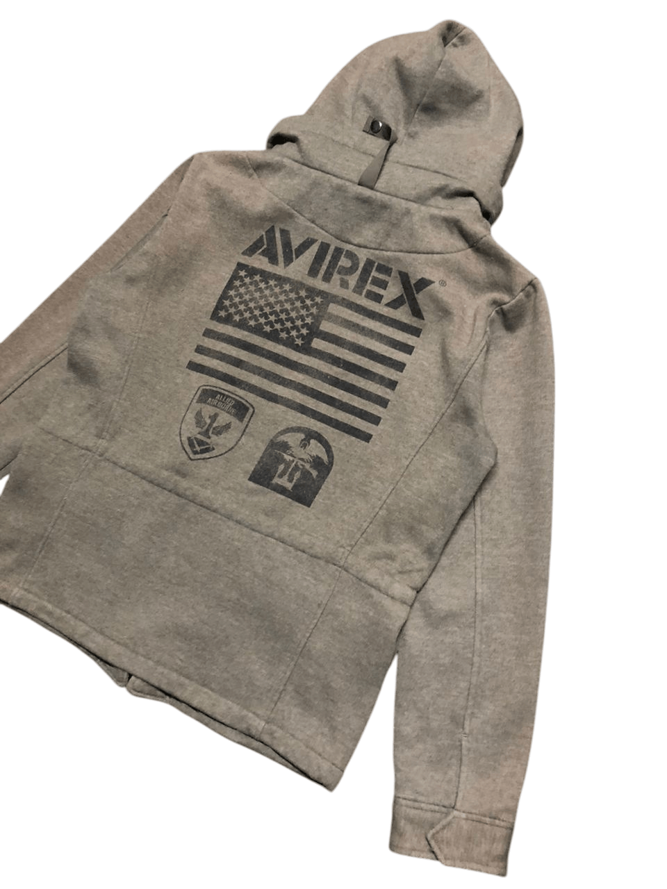 Avirex Avirex Military Hoodie Zipper Jacket Sunfaded Size US M / EU 48-50 / 2 - 7 Thumbnail
