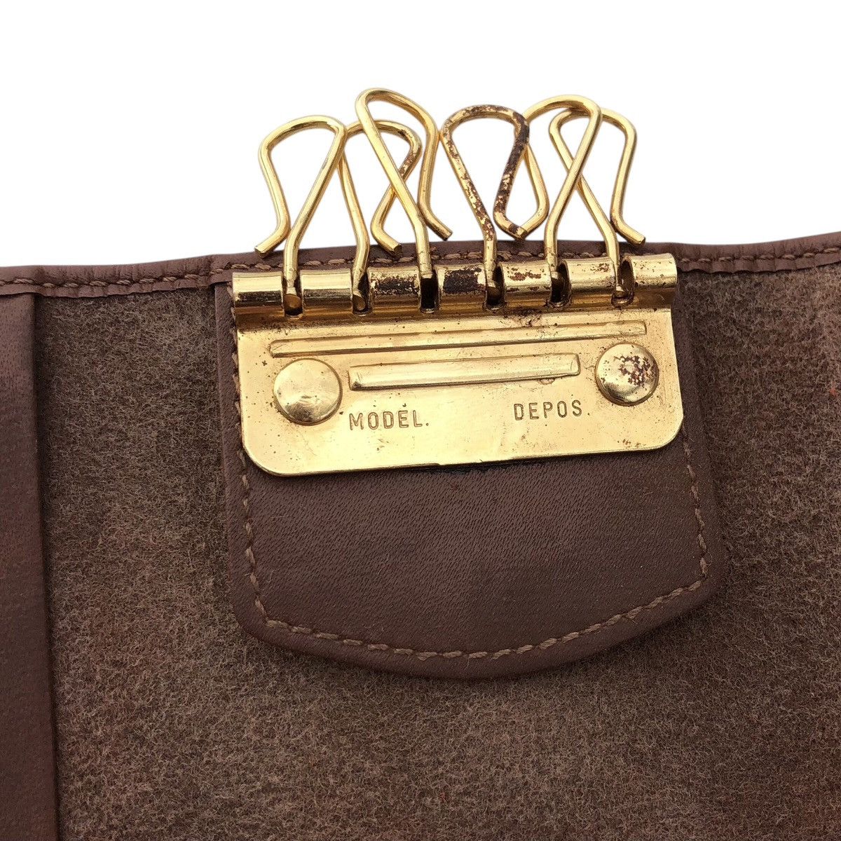 Burberry Burberry London Novacheck Key Holder Pouch Leather Size ONE SIZE - 9 Thumbnail