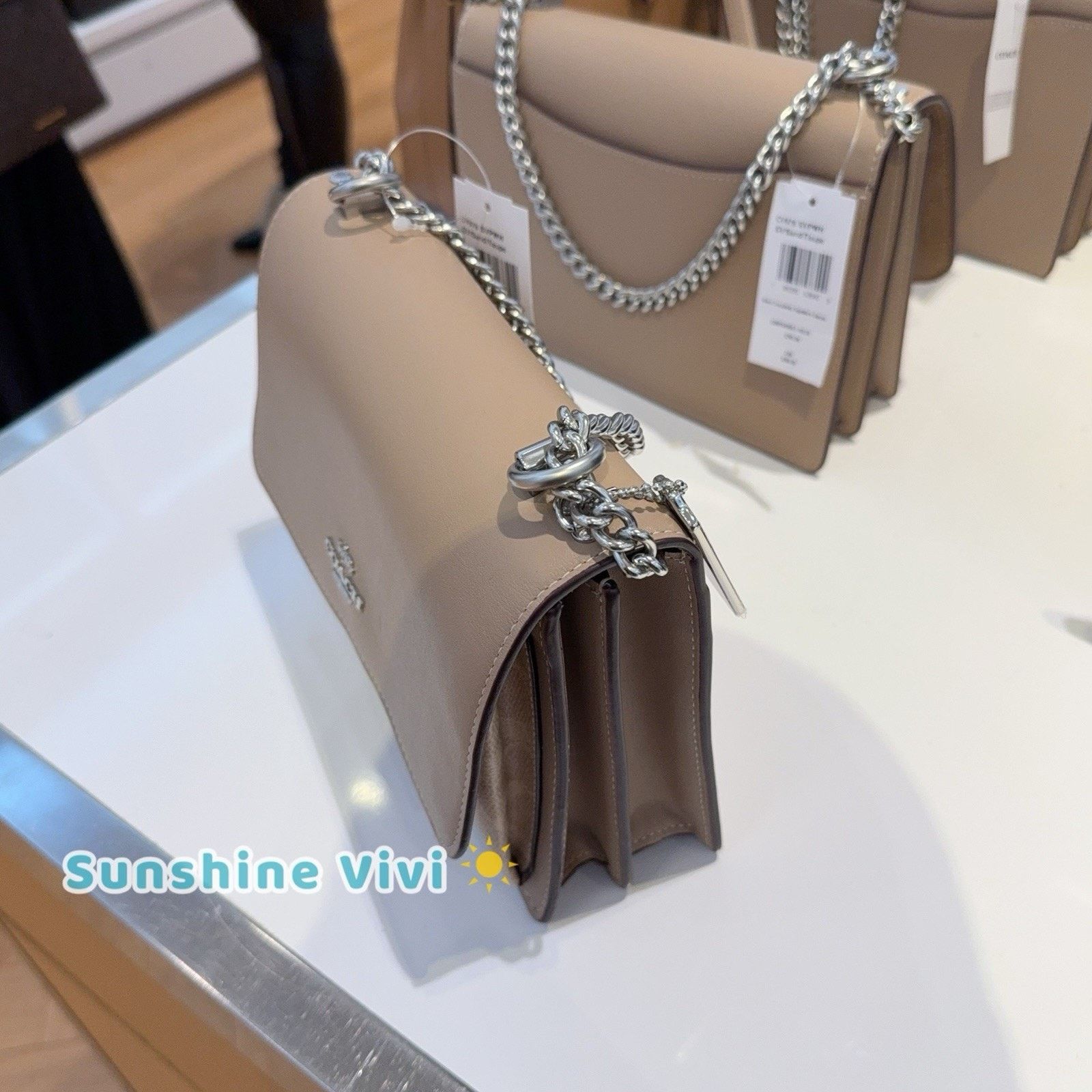 Coach NWT COACH Klare Crossbody Bag CY678 Silver/Sand/Taupe Size ONE SIZE - 3 Thumbnail