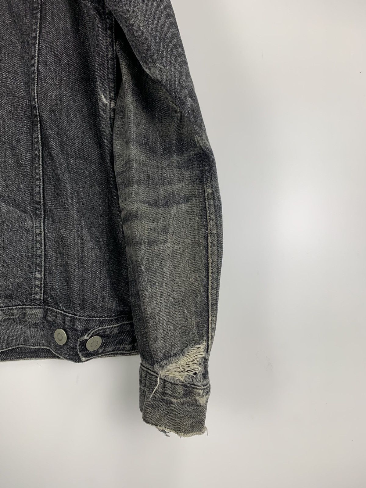 Japanese Brand Vintage Black Number Denim Jacket Size US L / EU 52-54 / 3 - 17 Thumbnail