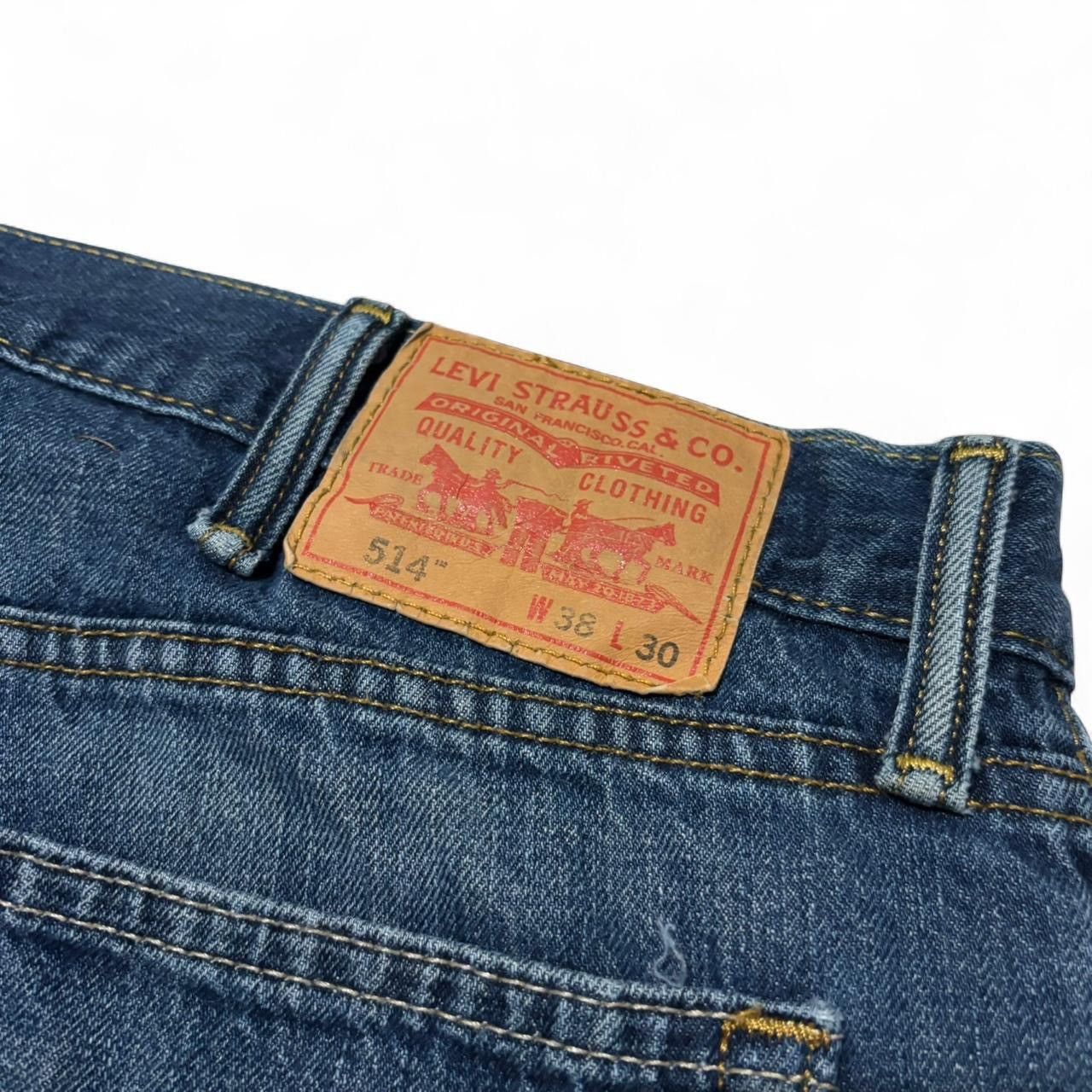 Levi's Vintage Style Levi's 514 Faded Blue Denim Jorts Shorts Size US 39 - 8 Thumbnail