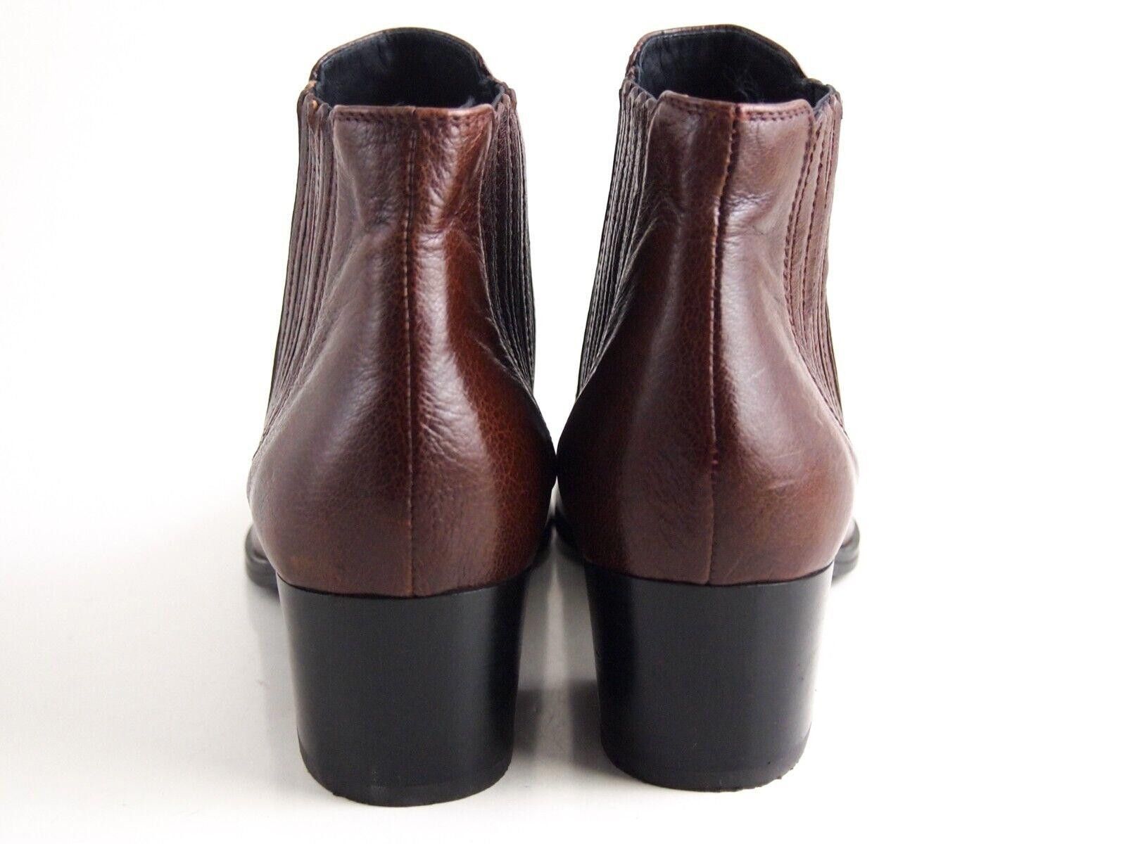 Tod's Tod's Western Boos Brown Burgundy Leather US 8.5 EU 38.5 Size US 8.5 / IT 38.5 - 5 Thumbnail
