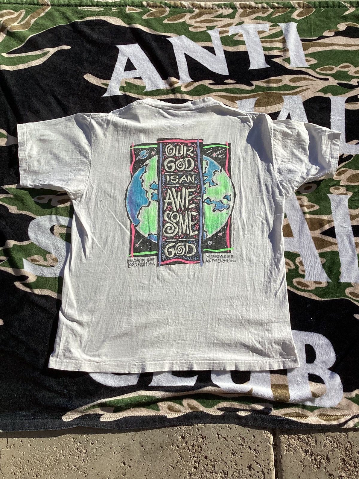 Other Vtg 1990 Our good is an awesome god adult xl single stitch T Size US XL / EU 56 / 4 - 1 Thumbnail