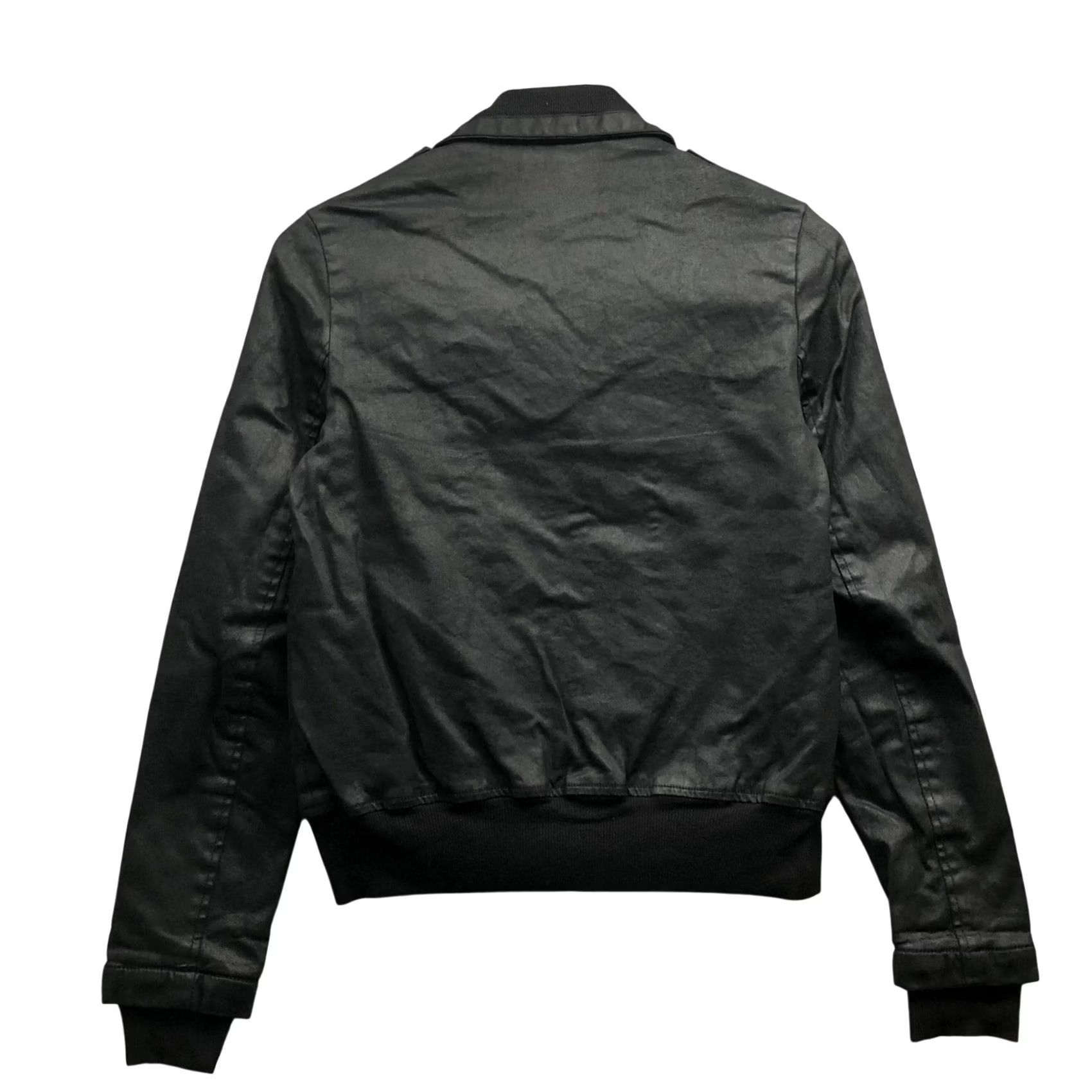 Vintage Current/Elliott The South Side Bomber Jacket Womens Small Chambray Lining Black Size S / US 4 / IT 40 - 5 Thumbnail
