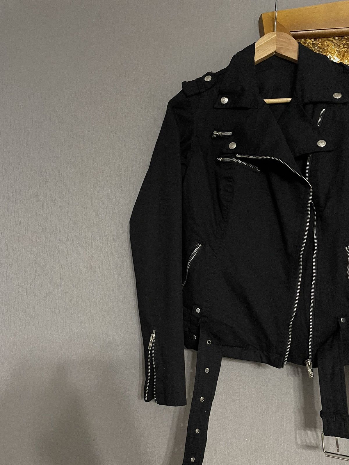 Tripp NYC Tripp Nyc Crazy Cotton Biker Black Jacket Opium Y2K Gothic Size S / US 4 / IT 40 - 6 Thumbnail