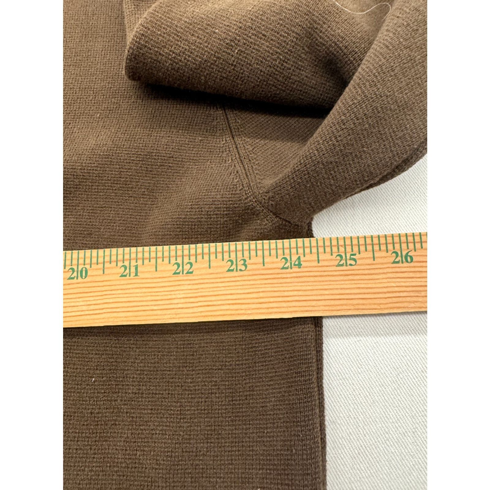 Pendleton VINTAGE Pendleton Mens XL 1/4 Zip Long Sleeve Cotton Sweater Brown 2522 Size US XL / EU 56 / 4 - 7 Thumbnail