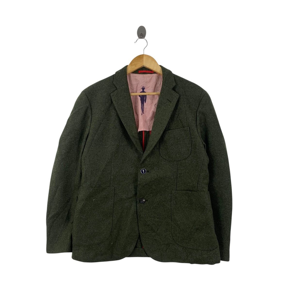 Hardy Amies Vintage HARDY AMIES PRESENT Collection Heddon Fit Blazer Size 34R - 3 Thumbnail