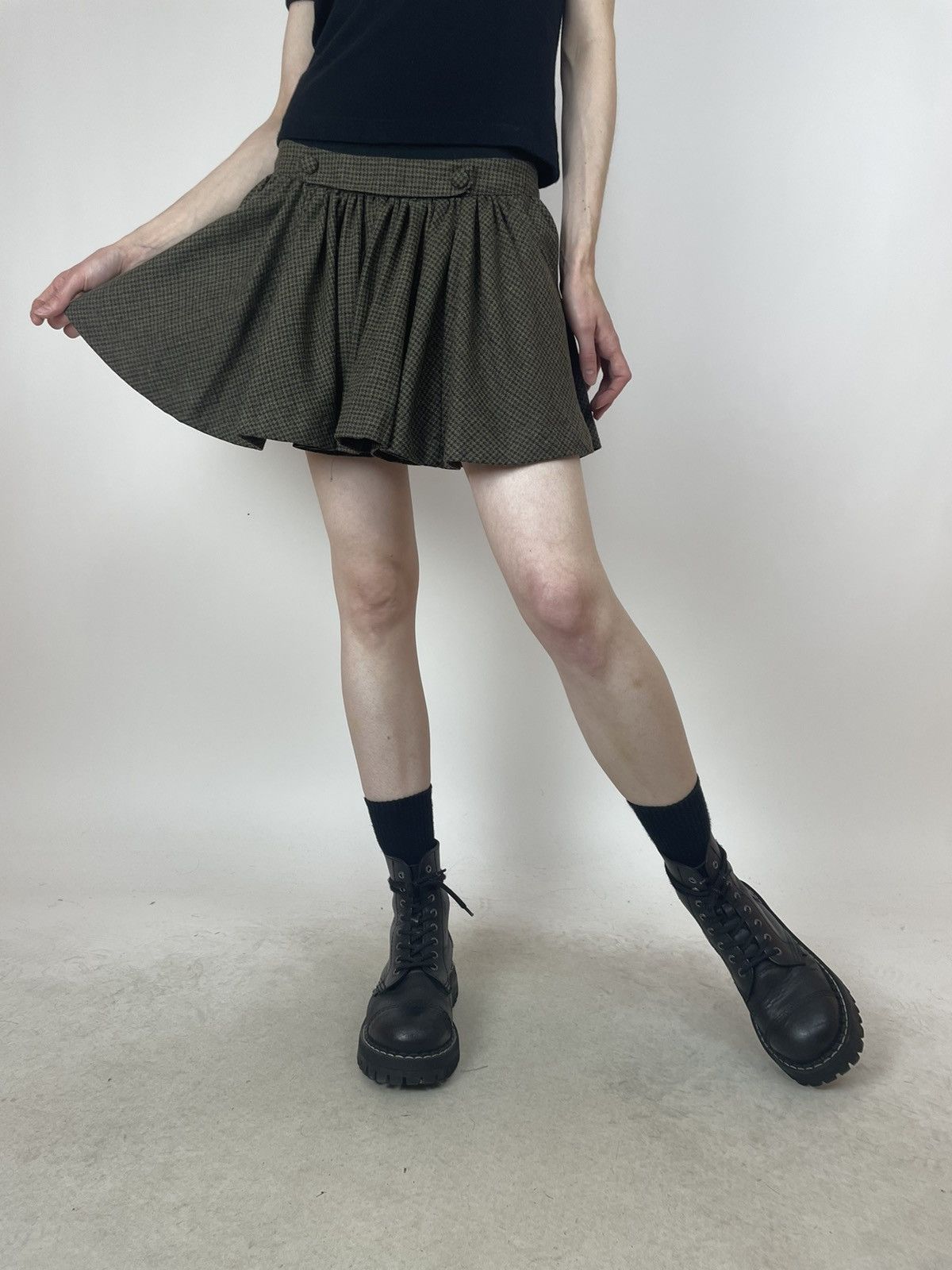 Jack Wills × Vintage Jack Wills Wool pleated mini skirt Womens size 8 Size 27" / US 4 / IT 40 - 2 Thumbnail