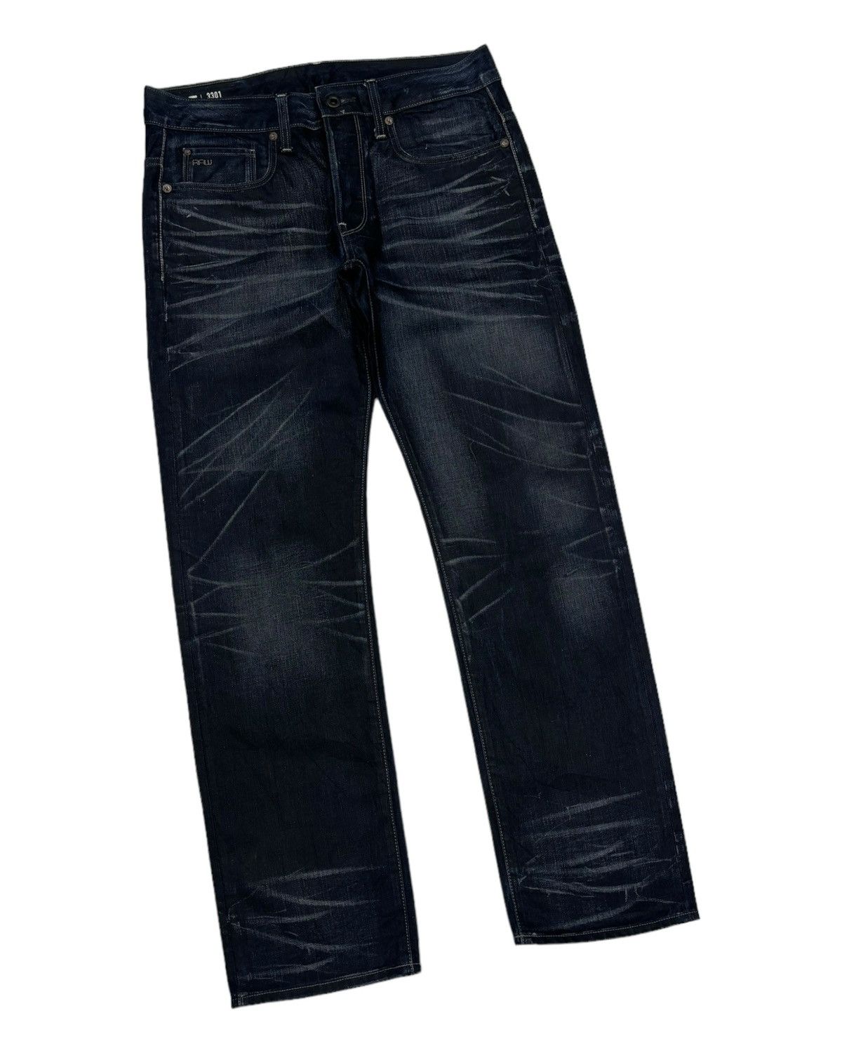 G-Star × Le Grande Bleu (L.G.B.) × Tornado Mart RARE CLAW-MARK G STAR RAW DENIM JEANS TORNADO MART STYLE Size US 32 / EU 48 - 5 Thumbnail