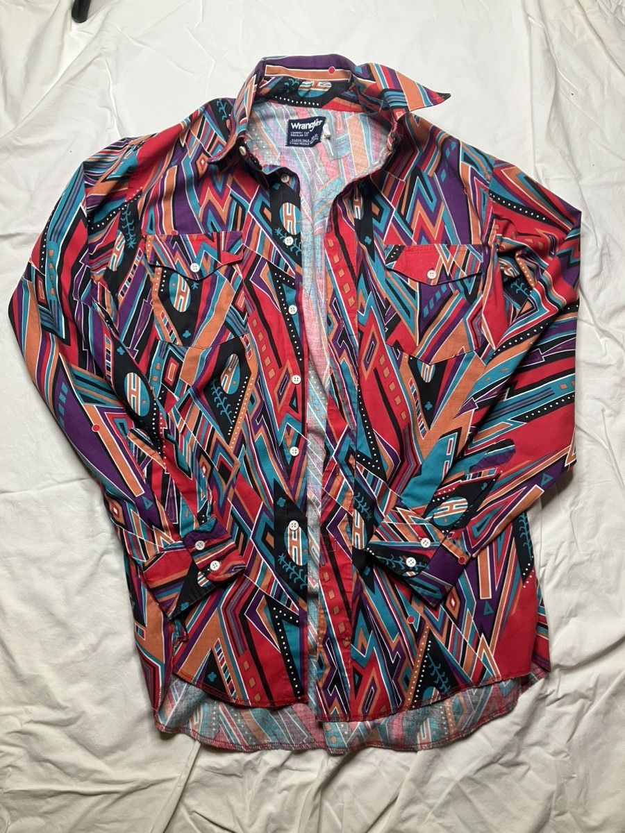 Wrangler Funky 90s Wrangler Cowboy Shirt Size US S / EU 44-46 / 1 - 1 Thumbnail