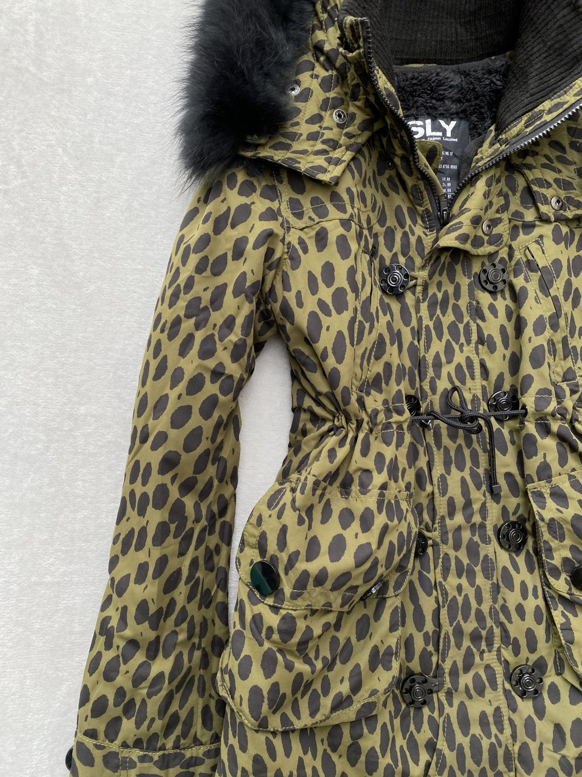 SLY Sly Leopard Print Fur Hood Parka Size S / US 4 / IT 40 - 3 Thumbnail