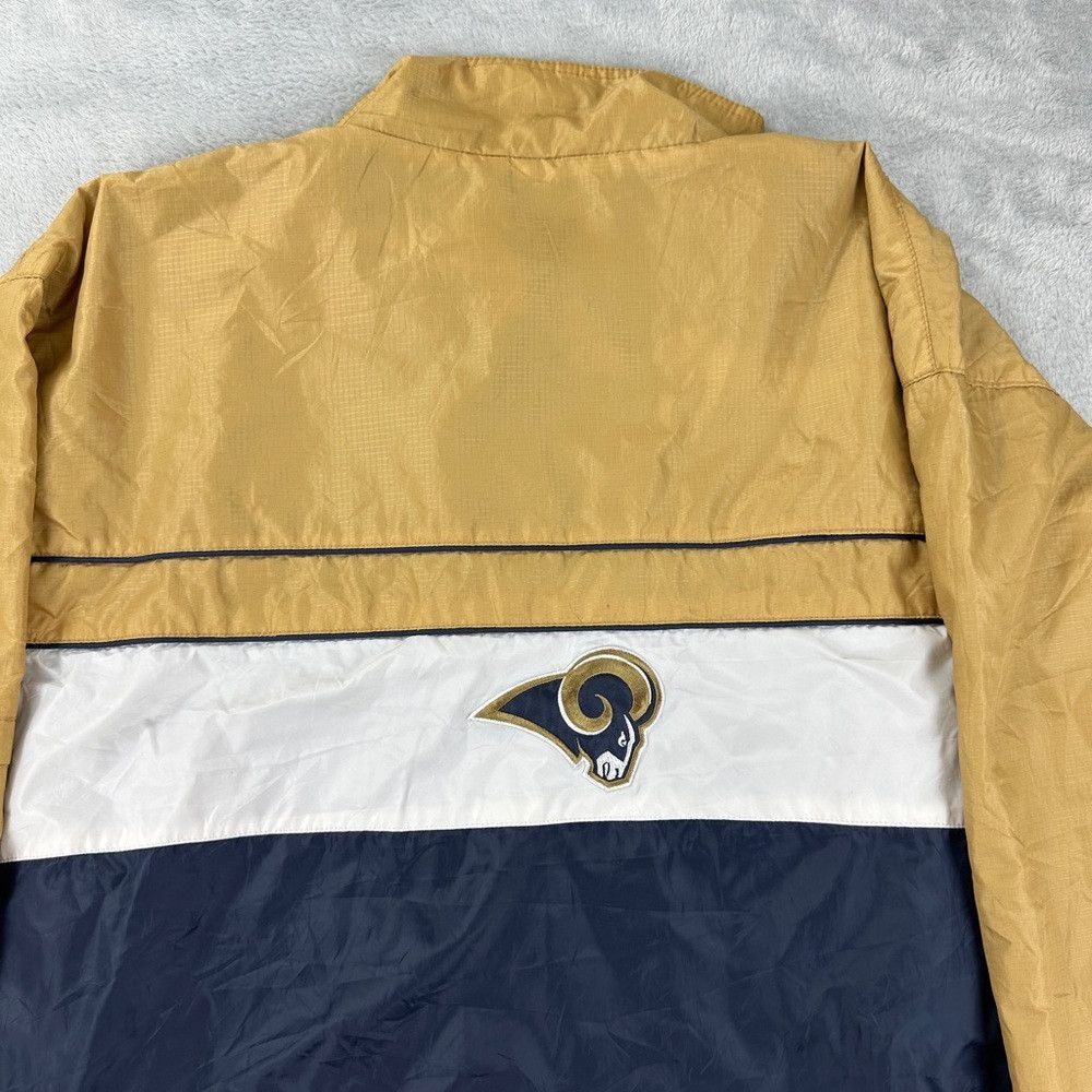 NFL St Louis Rams Men's Size XL Vintage NFL Polyester Full Zip Size US XL / EU 56 / 4 - 9 Thumbnail