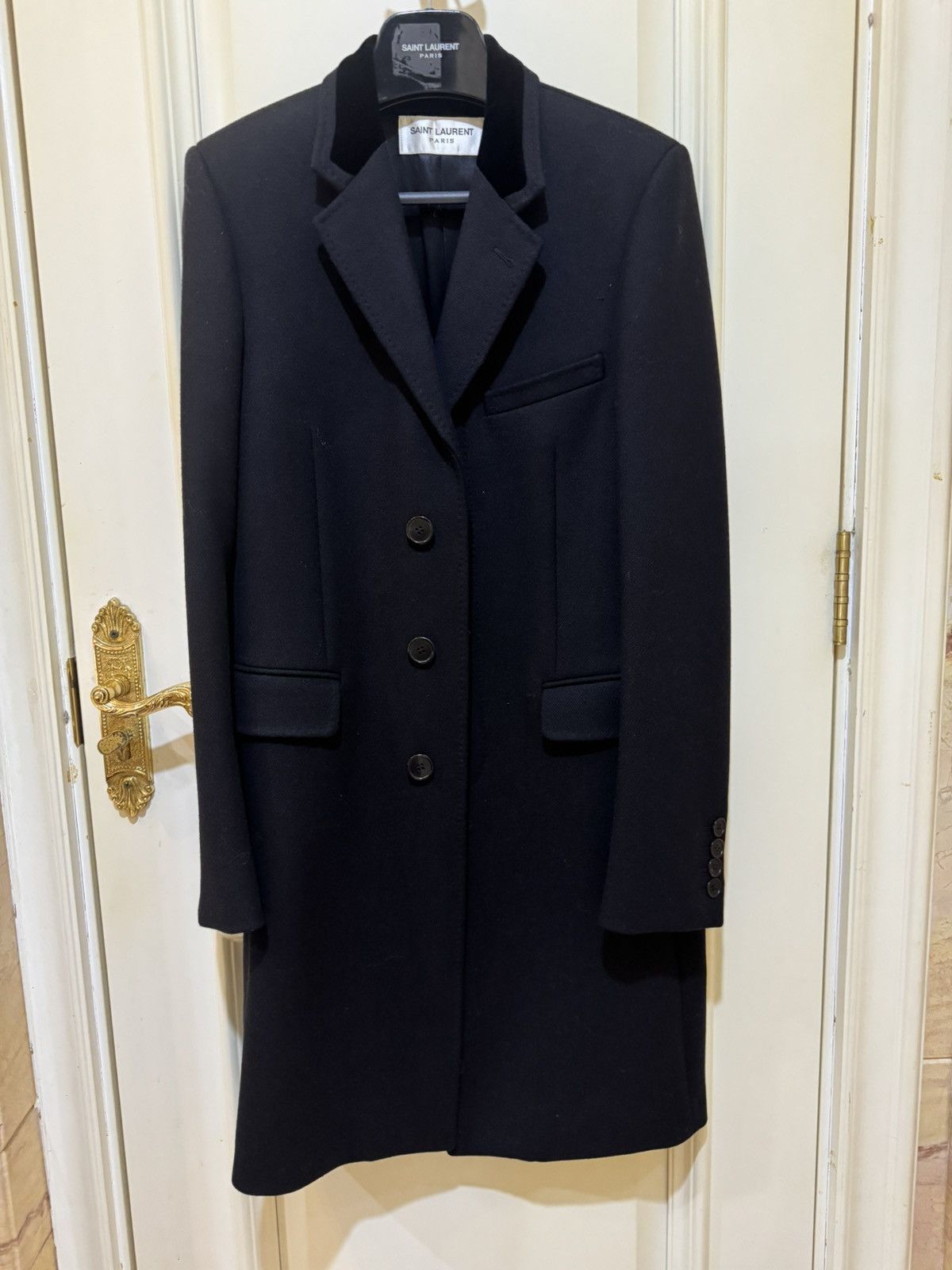 Saint Laurent Paris FW15 runway chestfield coat Sz46 Size US S / EU 44-46 / 1 - 4 Thumbnail