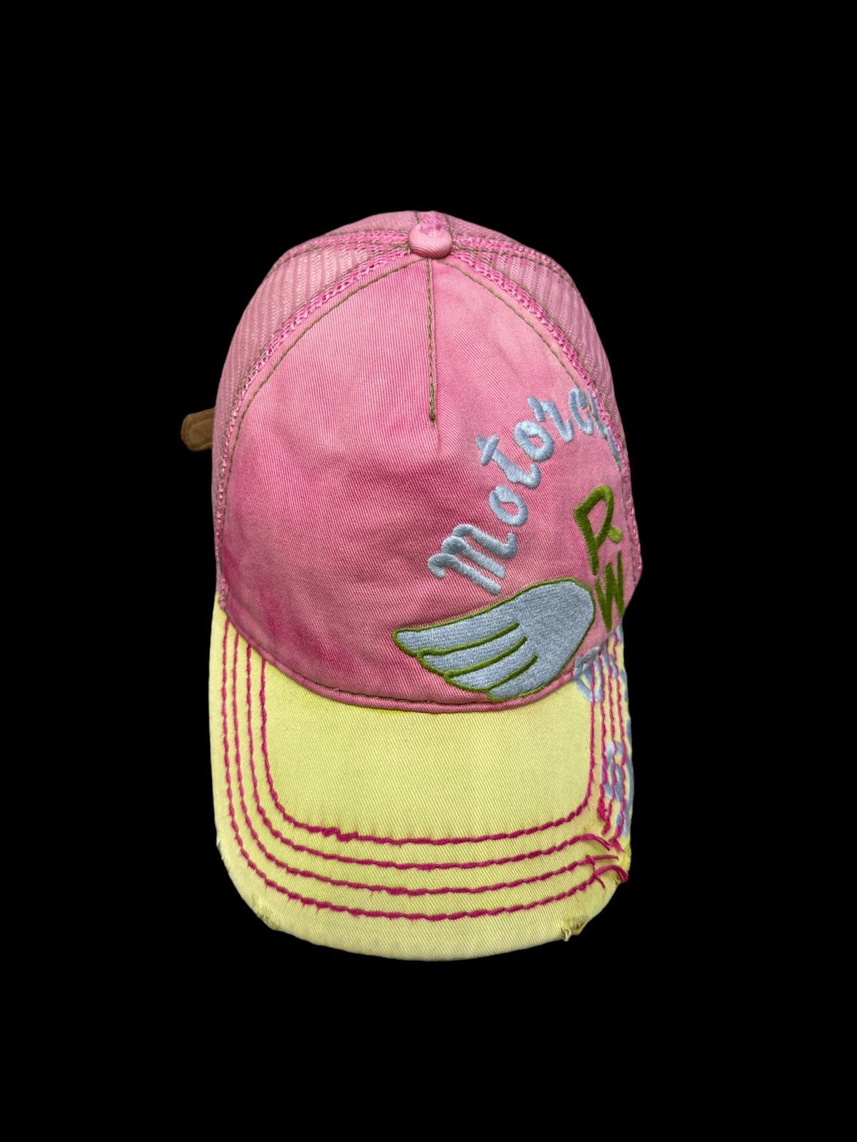 True Religion DISTRESSED DESTROYED TRUE RELIGION MOTORCYCLE RW TRUCKER Size ONE SIZE - 5 Thumbnail
