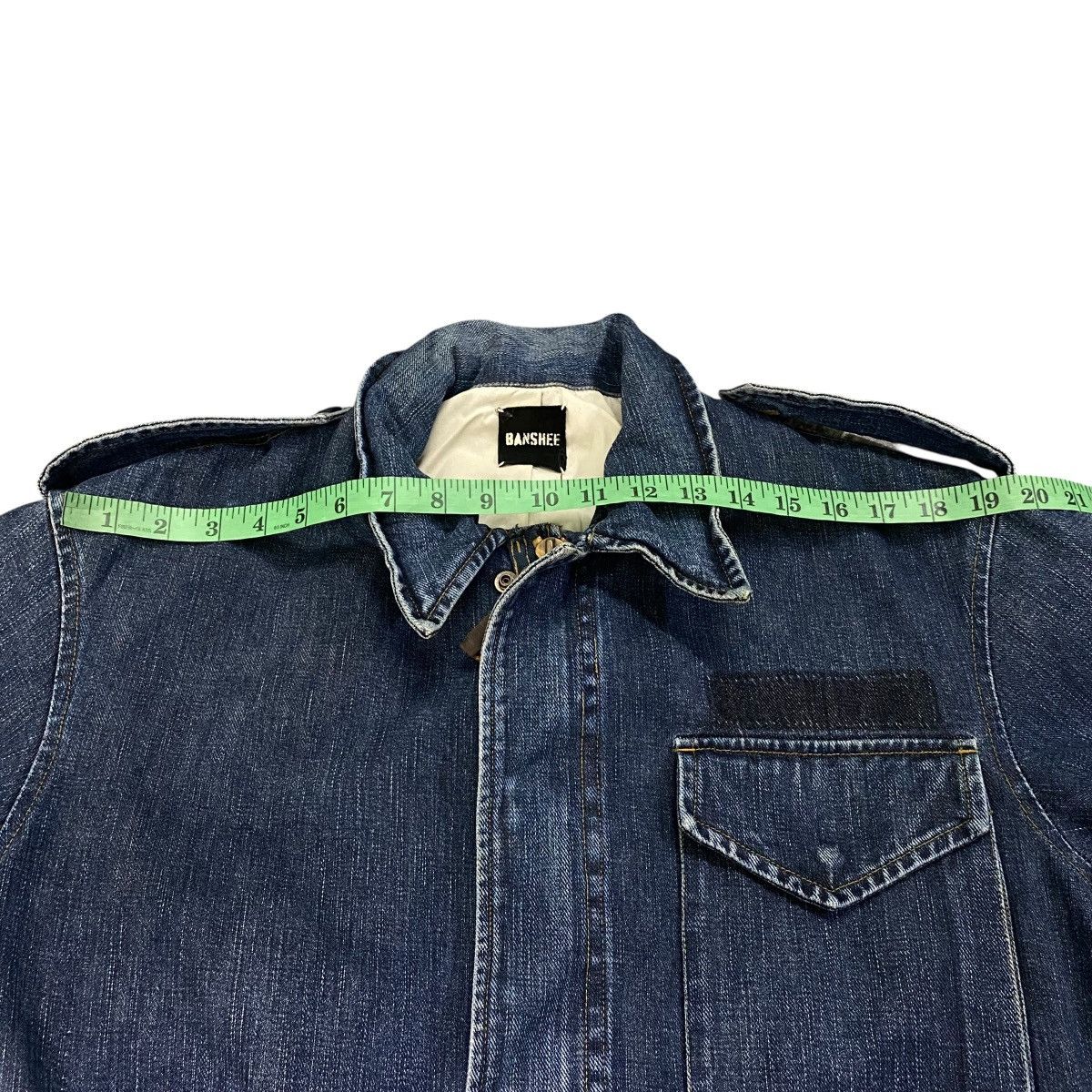 Japanese Brand Vintage Banshee Denim Jacket M Size Blue Colour Size US M / EU 48-50 / 2 - 17 Thumbnail
