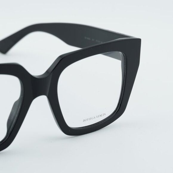 Bottega Veneta Bottega Veneta BV1409O 001 Eyeglasses Shiny Black 51mm Size ONE SIZE - 6 Thumbnail