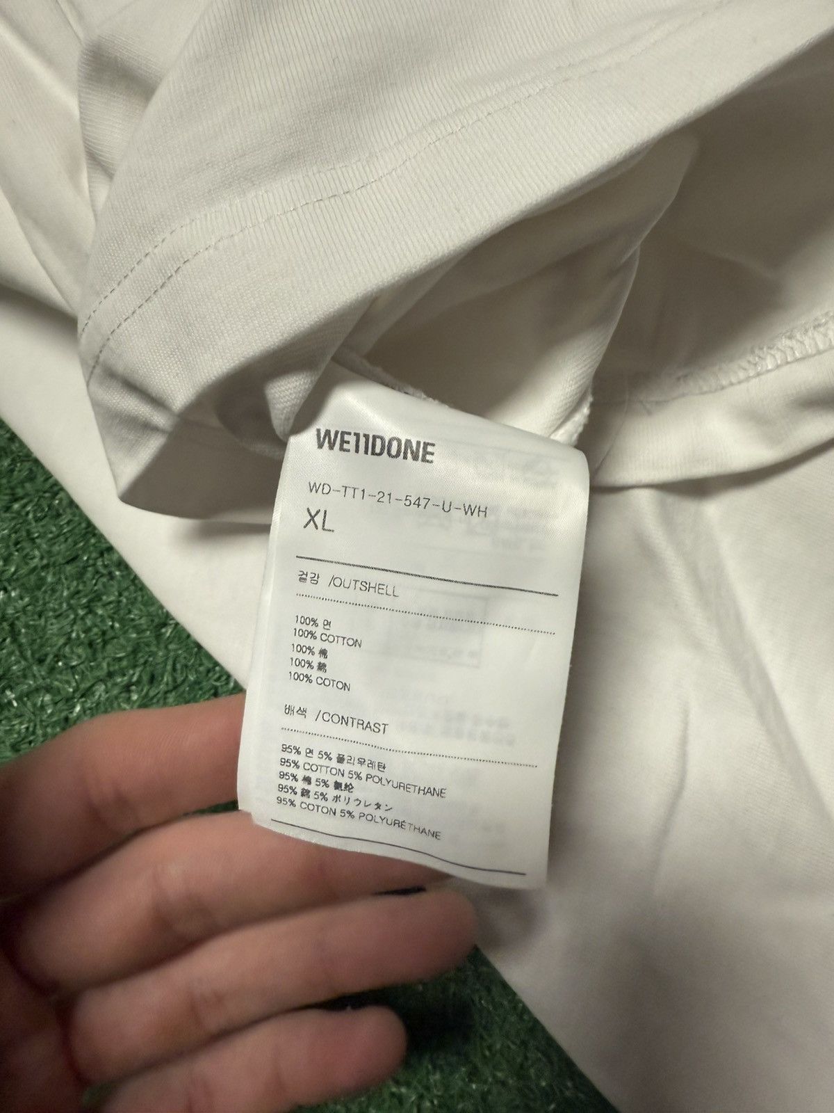 WE11DONE We11done tee sz xl Size US XL / EU 56 / 4 - 5 Thumbnail