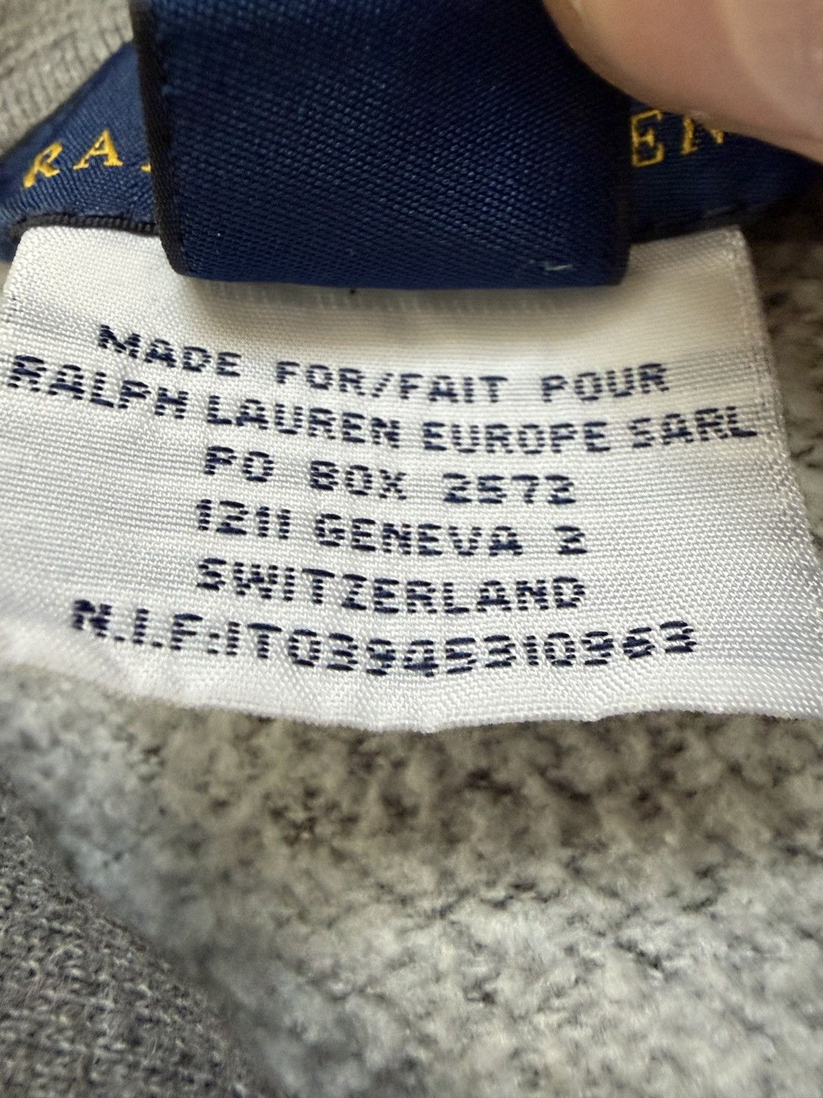 Polo Ralph Lauren Polo Ralph Lauren Grey Heather Pony Logo Zip Up Hoodie L Size US S / EU 44-46 / 1 - 6 Thumbnail