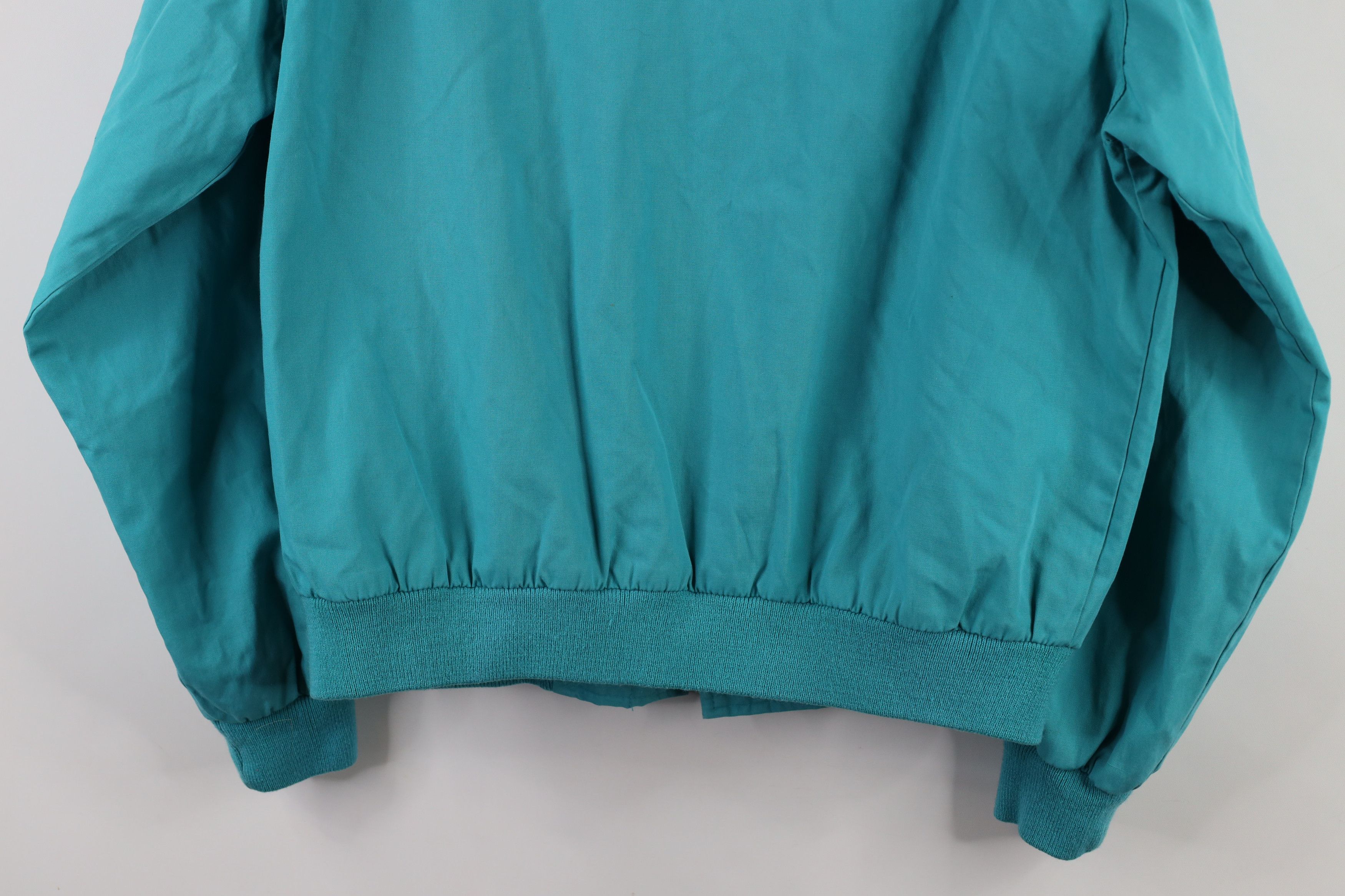 Vintage Vintage 90s Streetwear Blank Lined Cafe Bomber Jacket Blue Size US M / EU 48-50 / 2 - 15 Thumbnail