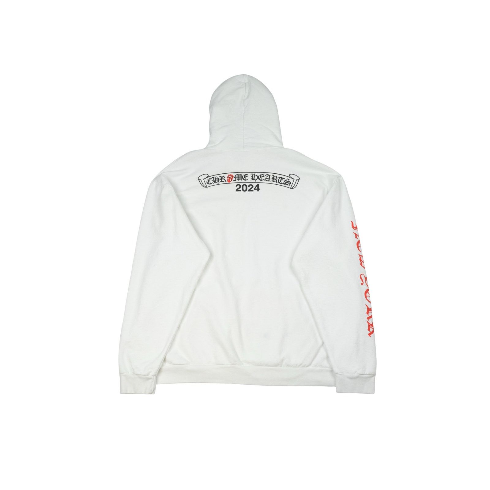 Chrome Hearts Rolling Stones 2024 Scroll Logo Hoodie Size US XXL / EU 58 / 5 - 2 Thumbnail
