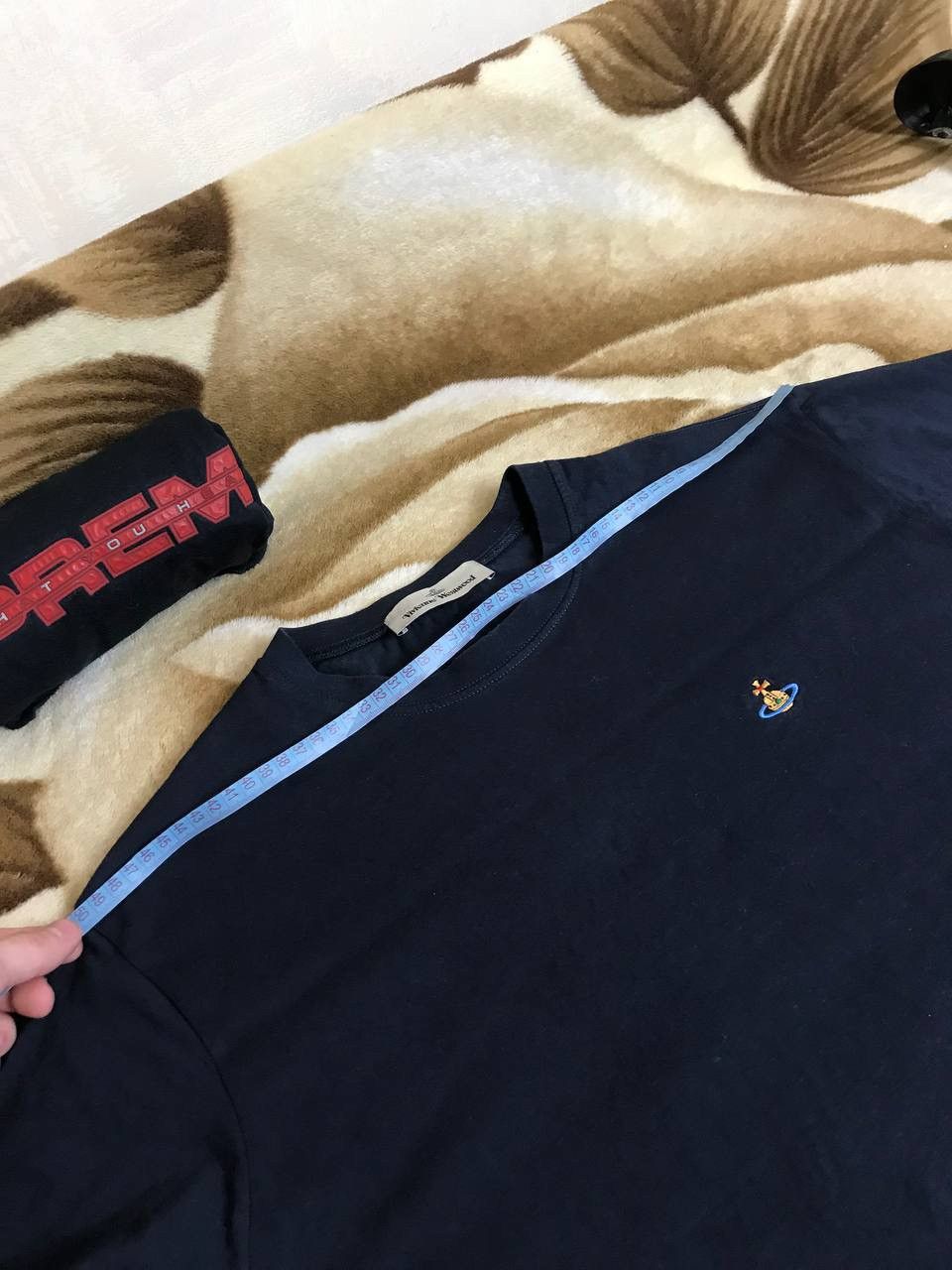 Vintage × Vivienne Westwood 🔥 Vintage Vivienne Westwood Orb Logo T shirt Navy Classic Size US M / EU 48-50 / 2 - 12 Thumbnail