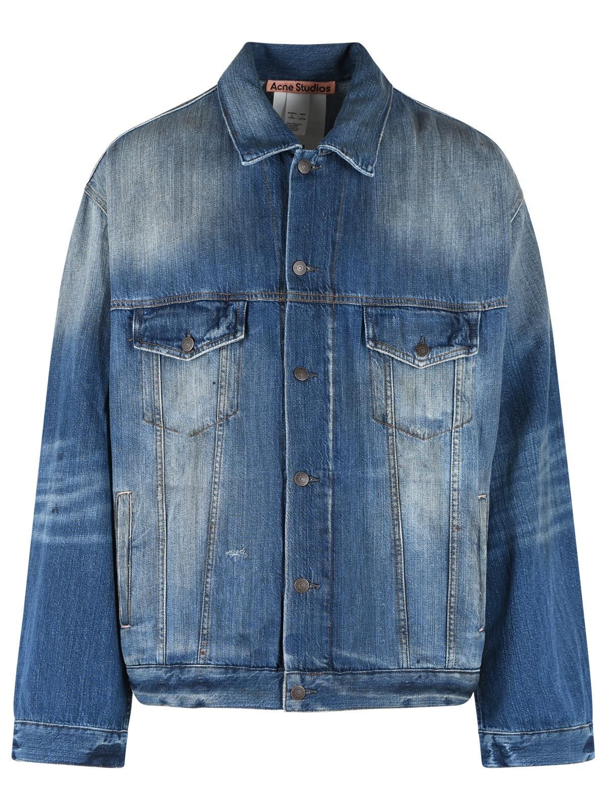 Acne Studios ACNE STUDIOS Blue Cotton Jacket Size US L / EU 52-54 / 3 - 1 Thumbnail