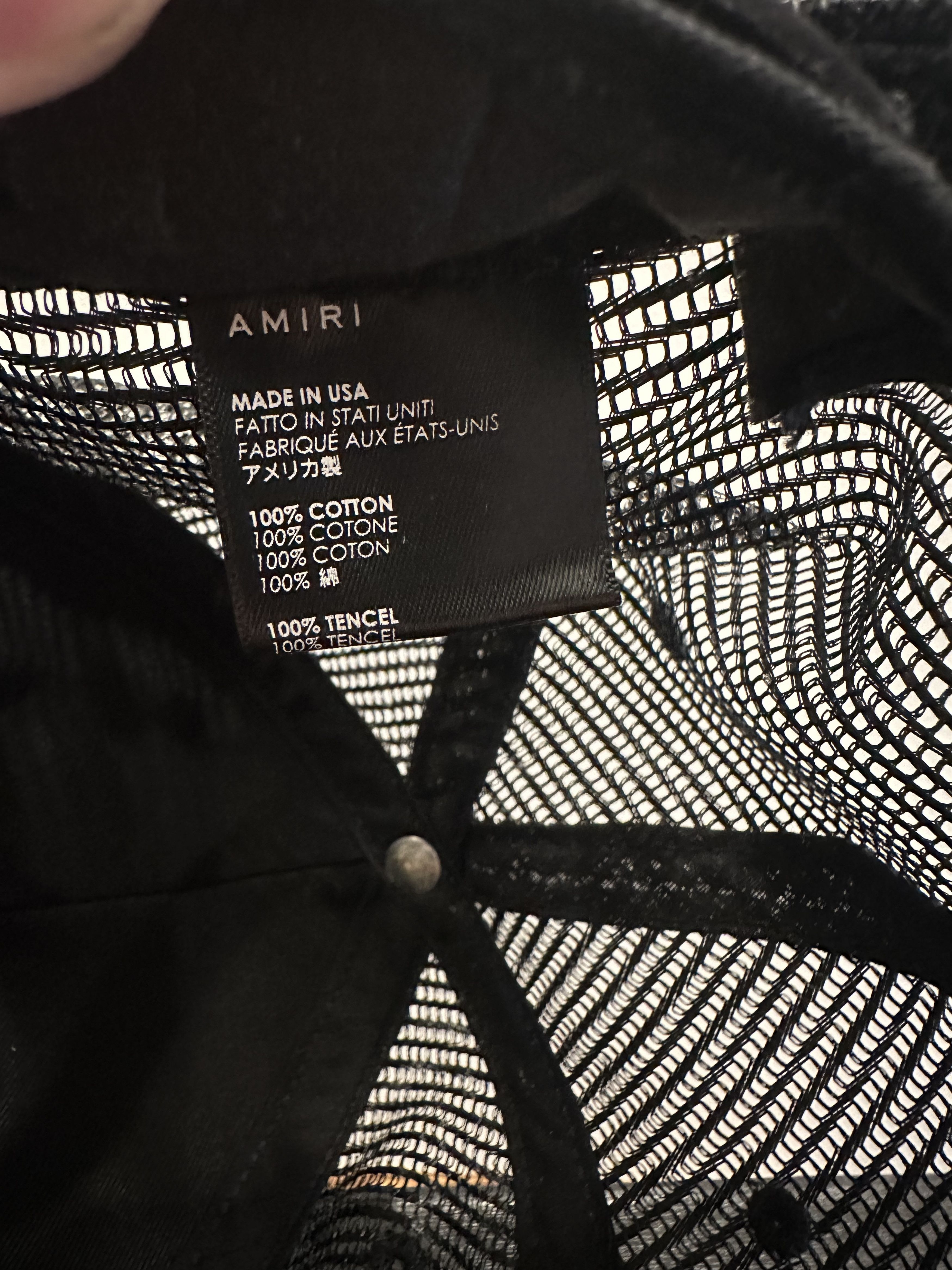 Amiri Amiri Trucker Hat Size ONE SIZE - 10 Thumbnail