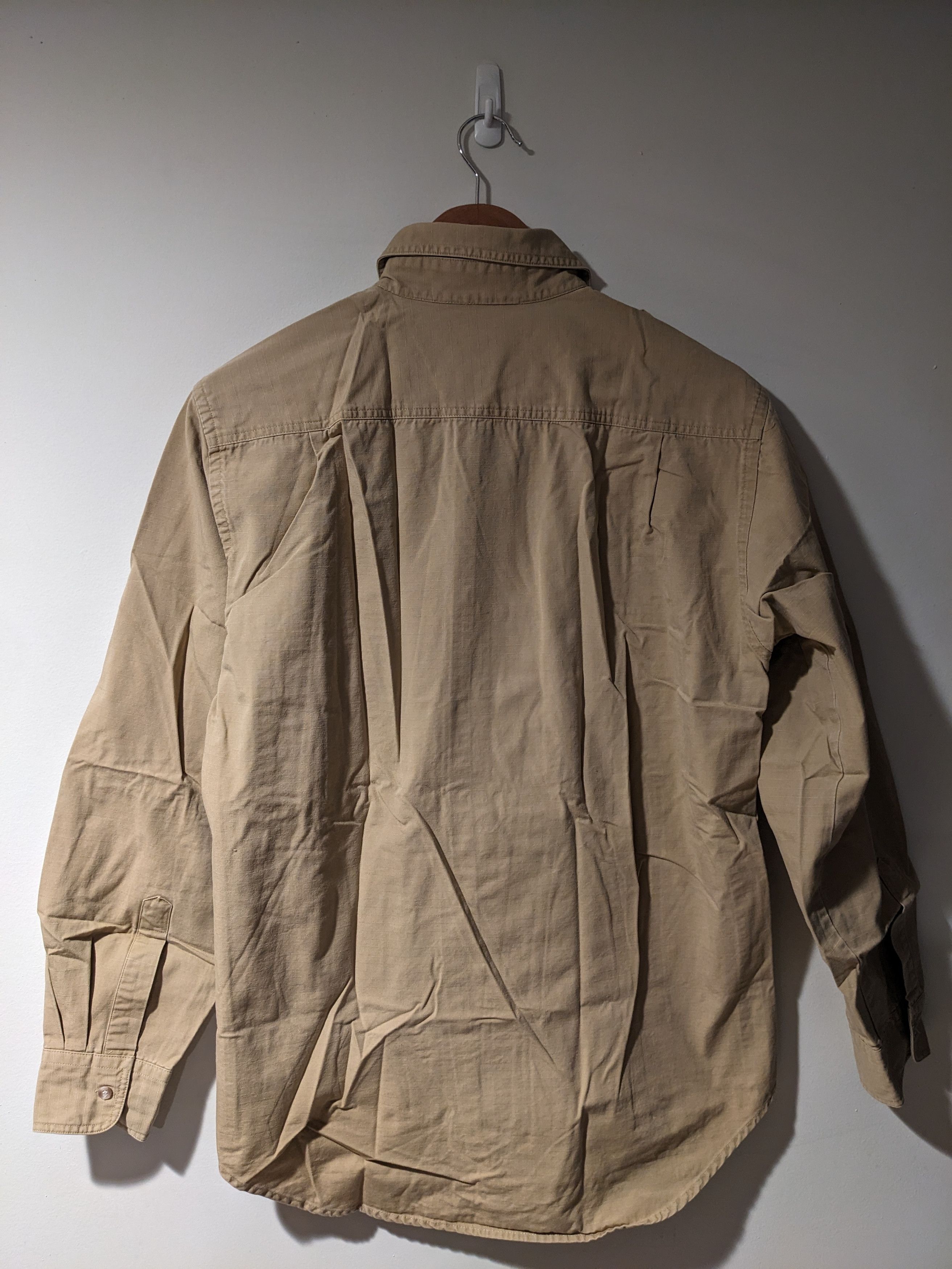 Vintage × Woolrich Woolen Mills Vintage Y2K WoolRich Mens Tan Medium Button Up Shirt Size US M / EU 48-50 / 2 - 4 Thumbnail