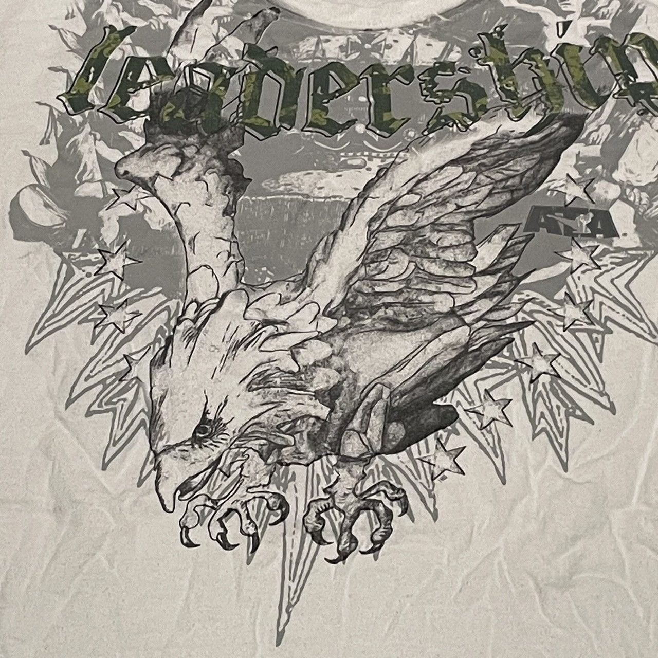 Affliction × Ed Hardy × Tapout Rare Wings Cross Tee Y2K Affliction Style Size US L / EU 52-54 / 3 - 2 Thumbnail