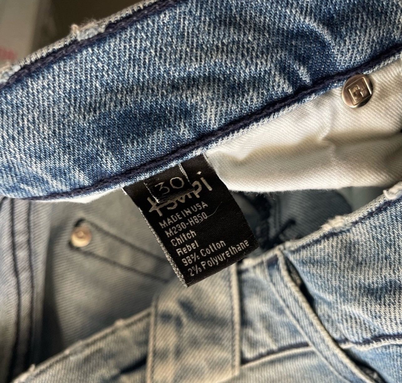 Ksubi KSUBI Light Wash Chitch Rebel Skinny Denim Jeans Size US 30 / EU 46 - 5 Thumbnail