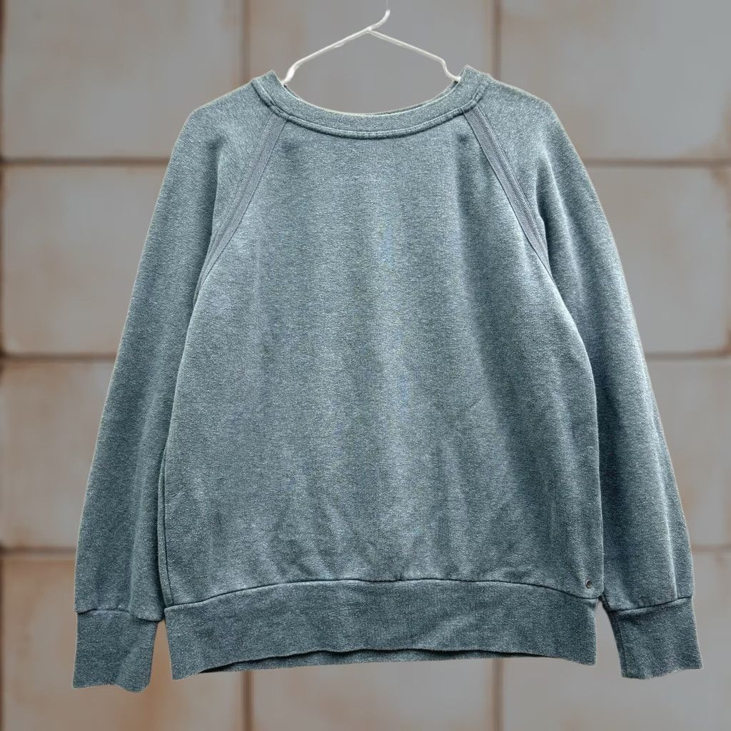Prana VINTAGE PrAna Medium Blue Hemp Blend Sweater Sweatshirt Outdoors Cozy Sustainable Mens M Crew Neck Pullover Blue Hemp Sweater M Mens Size US M / EU 48-50 / 2 - 1 Thumbnail