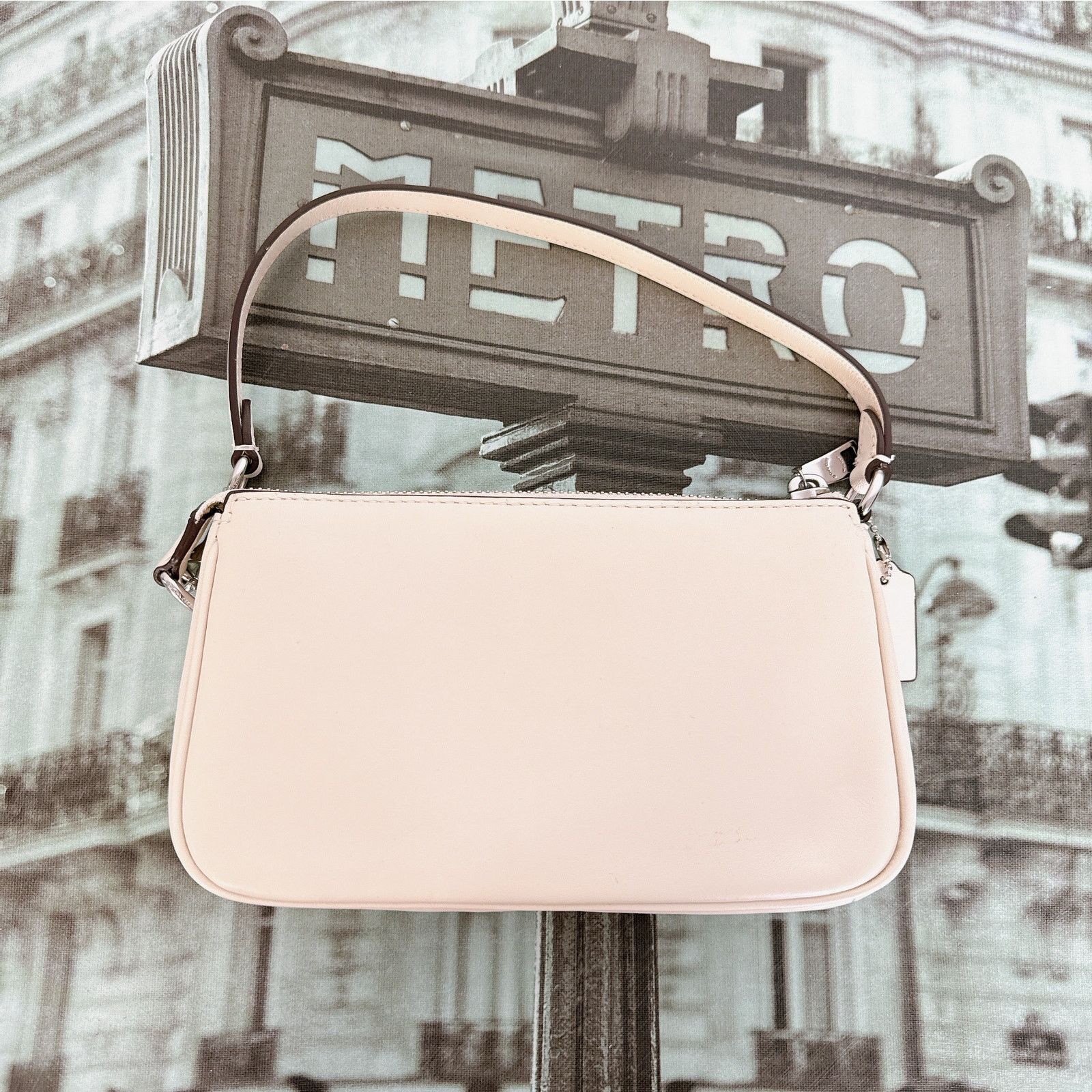 Coach Coach Nolita 19 CR364-Chalk/Silver Convertible Shoulder Bag Size ONE SIZE - 3 Thumbnail