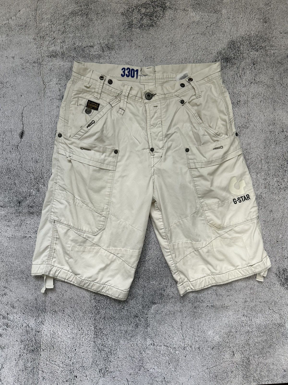 G-Star Men’s G-Star Raw Cargo Shorts Logo Size US 32 / EU 48 - 1 Thumbnail