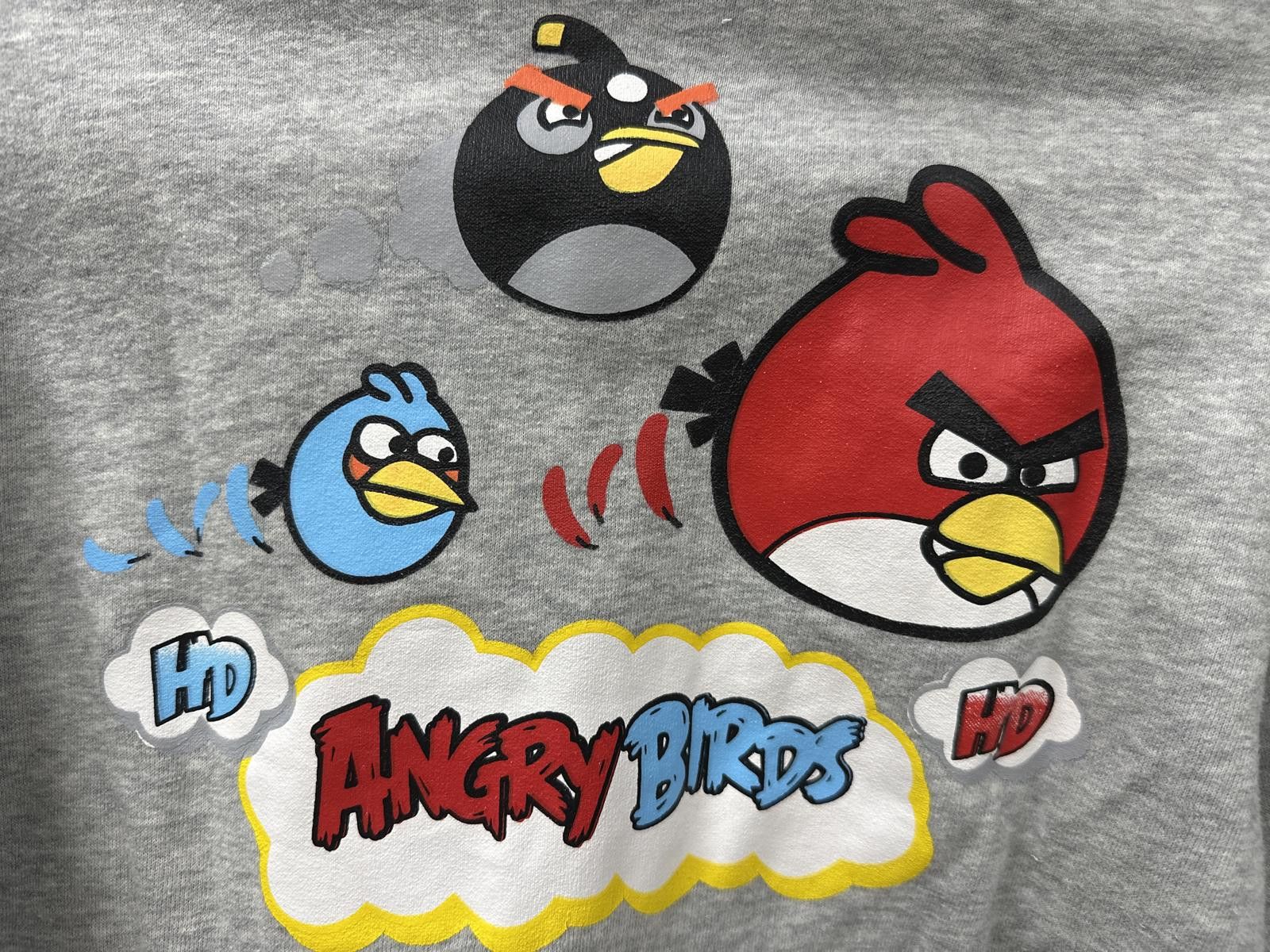 Designer Angry Birds Zip-Up Hoodie - Gray - Size M Size US M / EU 48-50 / 2 - 6 Thumbnail