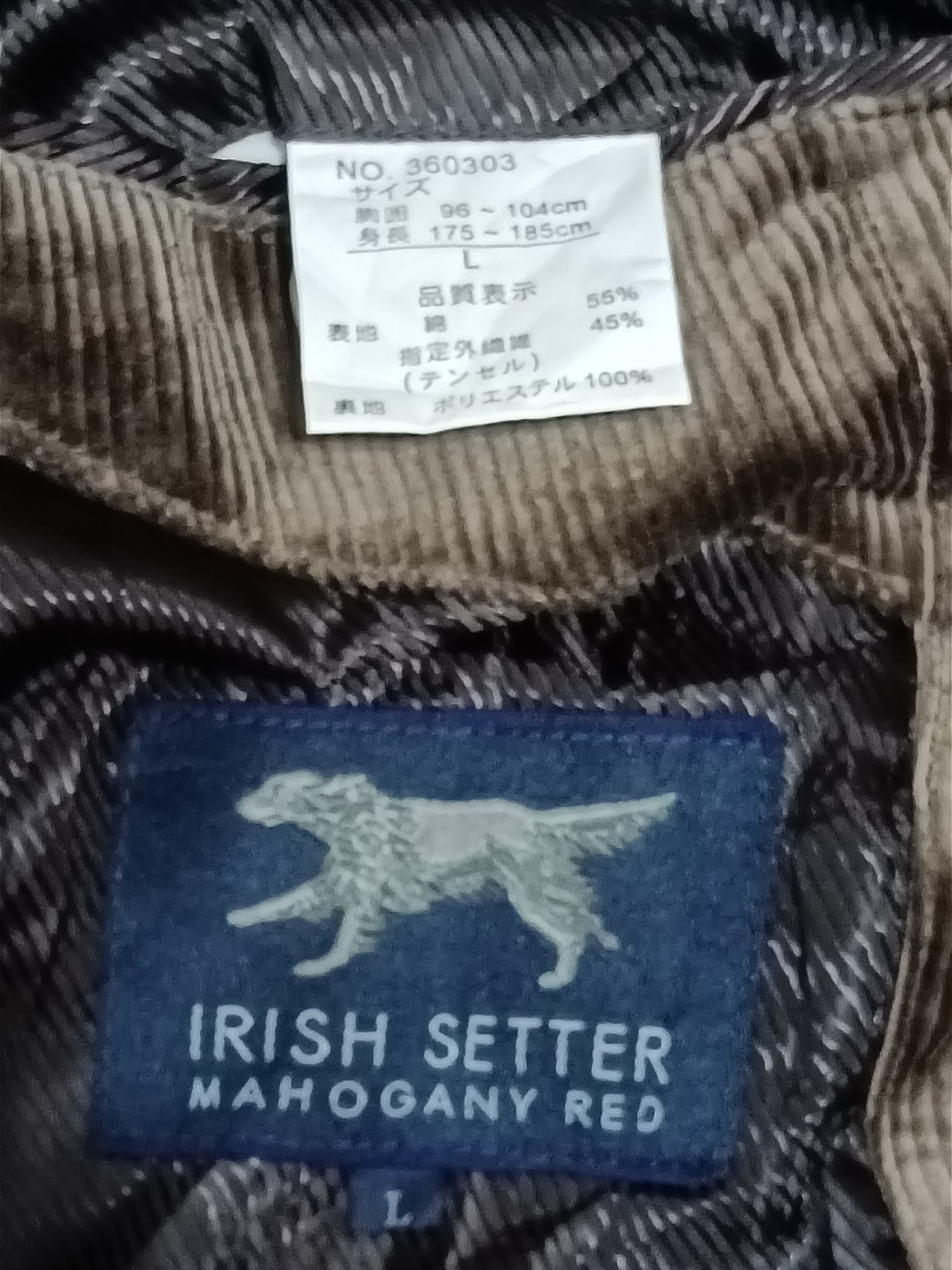 Japanese Brand IRISH SETTER RED MOHAGANY VELVET JACKET Size US L / EU 52-54 / 3 - 4 Thumbnail