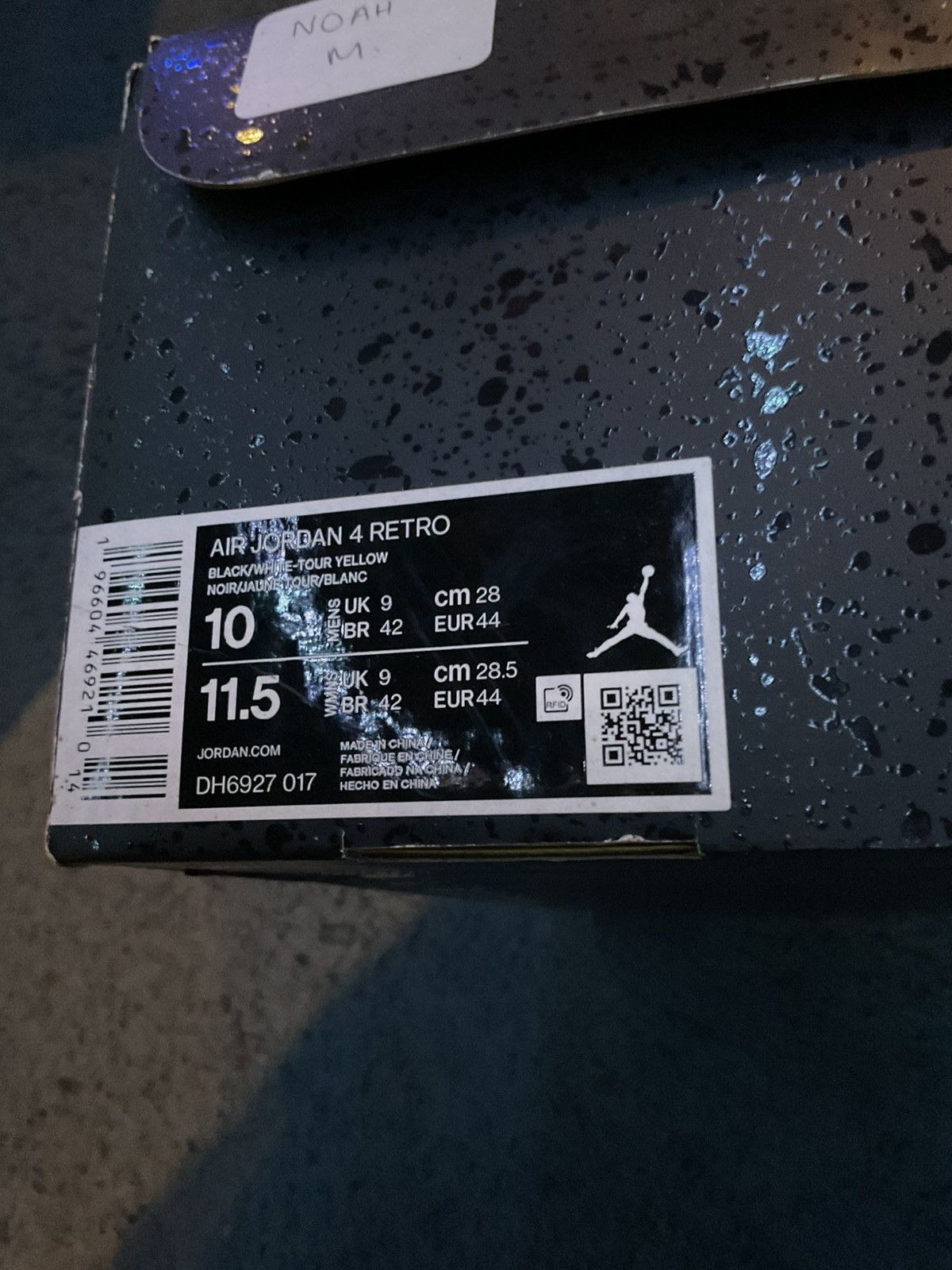 Nike Jordan 4 retro thunders Size US 10 / EU 43 - 7 Thumbnail