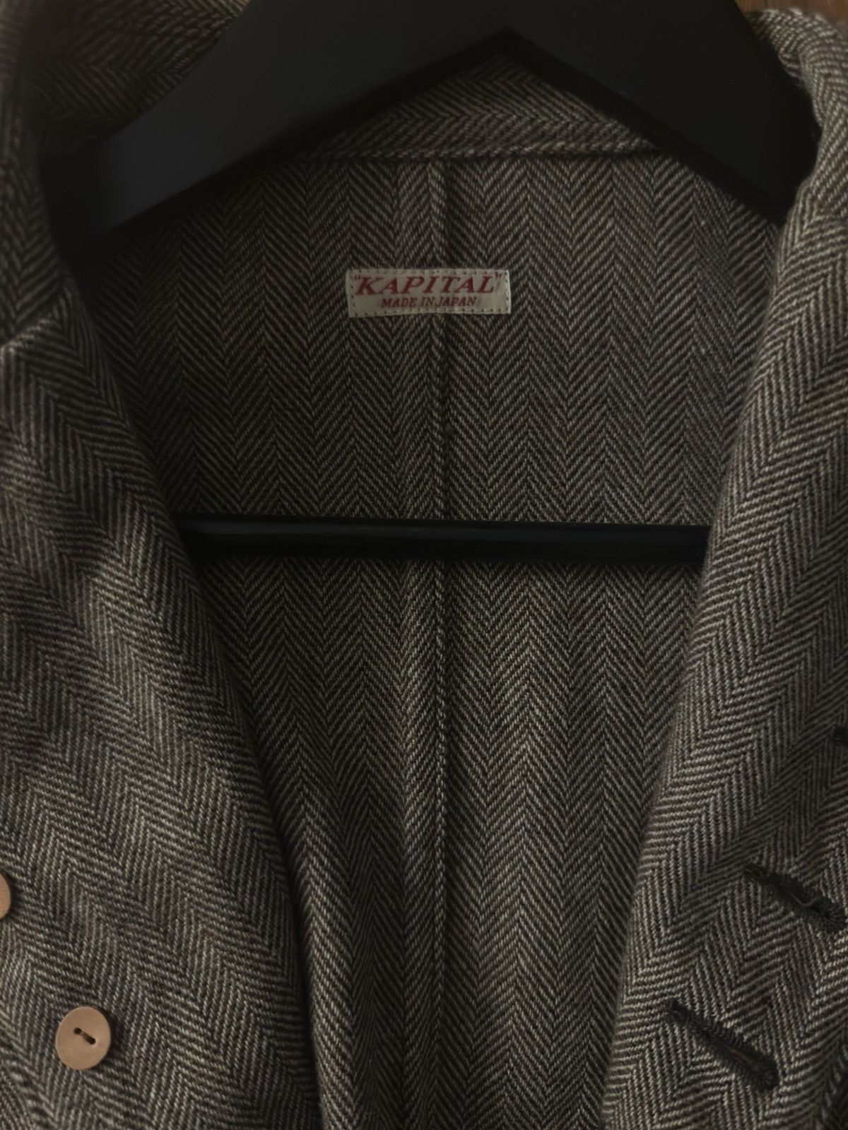 Kapital Cashmare & wool herringbone blazer jacket Size XS / US 0-2 / IT 36-38 - 7 Thumbnail
