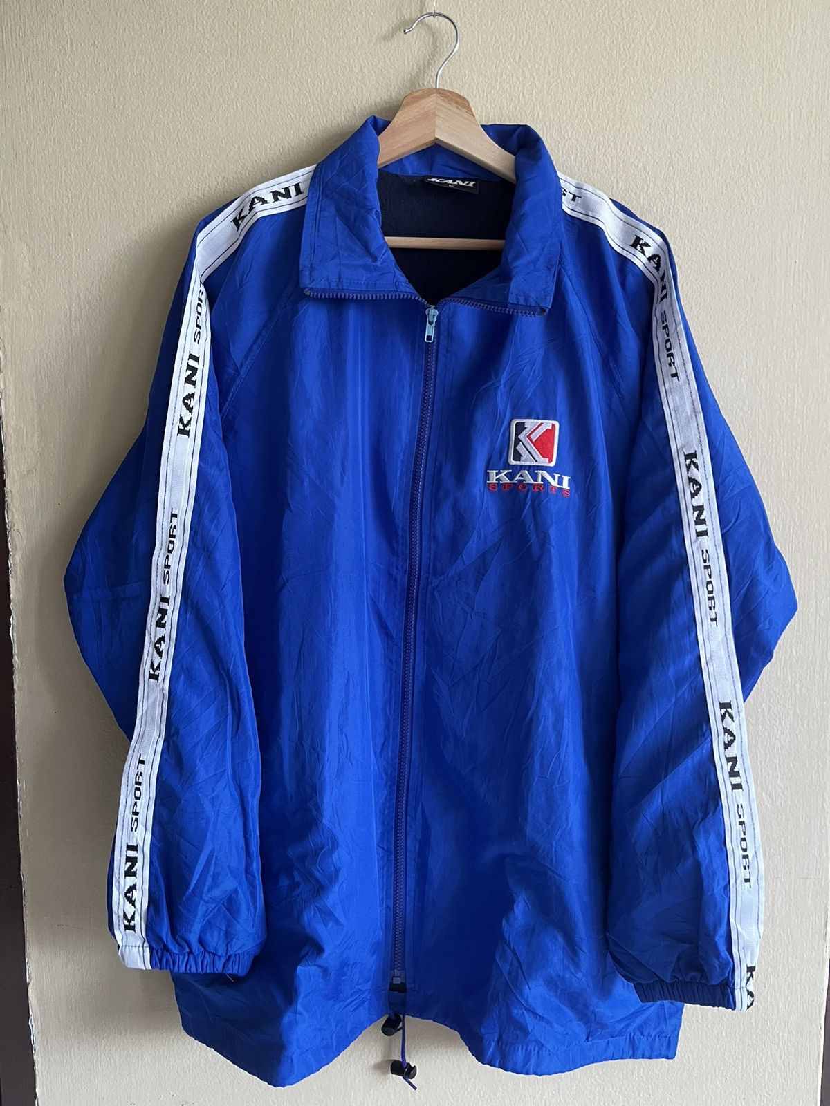 Karl Kani Vintage 90's Kani Sport Side Tape Windbreaker Size US XXL / EU 58 / 5 - 2 Thumbnail
