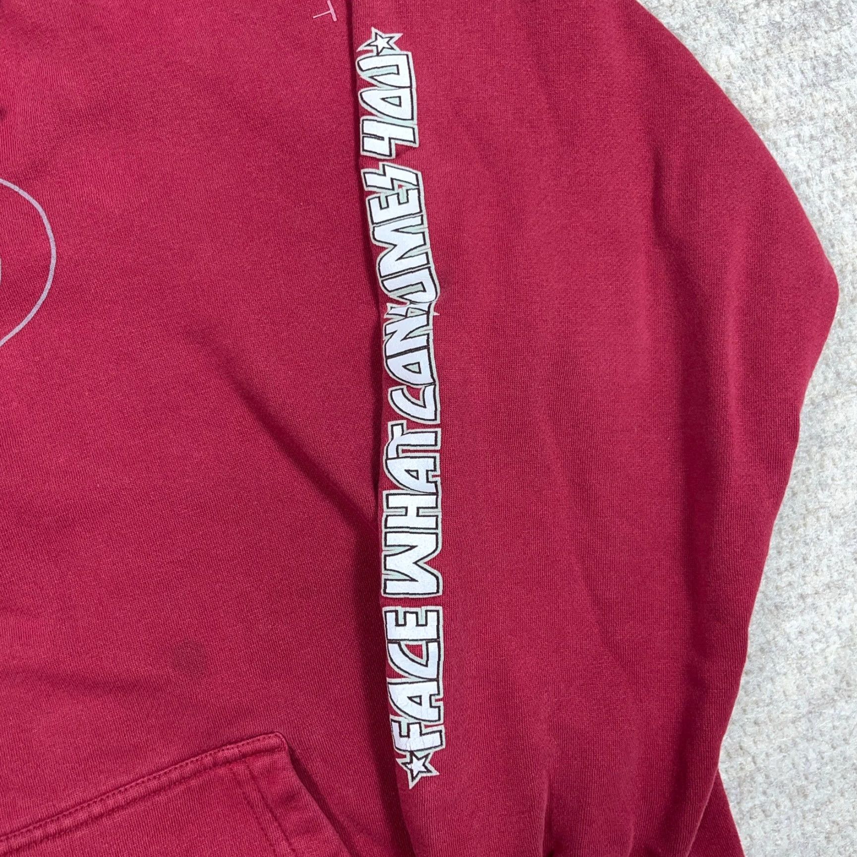 No Fear VINTAGE No Fear Y2K Hoodie Men M Red Graphic Print Pullover Hooded Sweatshirt Grunge 2000s Skate Sleeve Hit Casual Styles Size US M / EU 48-50 / 2 - 4 Thumbnail
