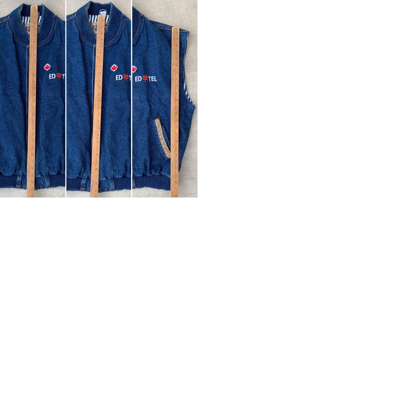 Denime Vintage Turning Point Denim Vest Cowboy US West Ed Portland Oregon Embroidered Blue M Mens Size US M / EU 48-50 / 2 - 12 Thumbnail